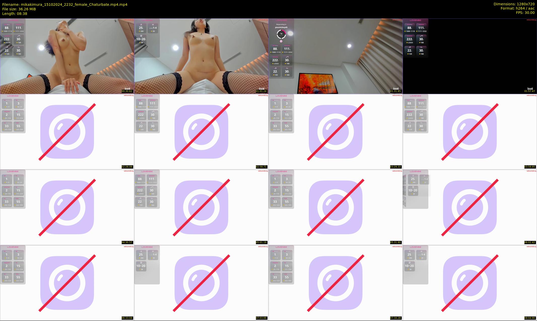 mikakimura — 9 minute Chaturbate female cam show recording, 720p, Oct 15, 2024