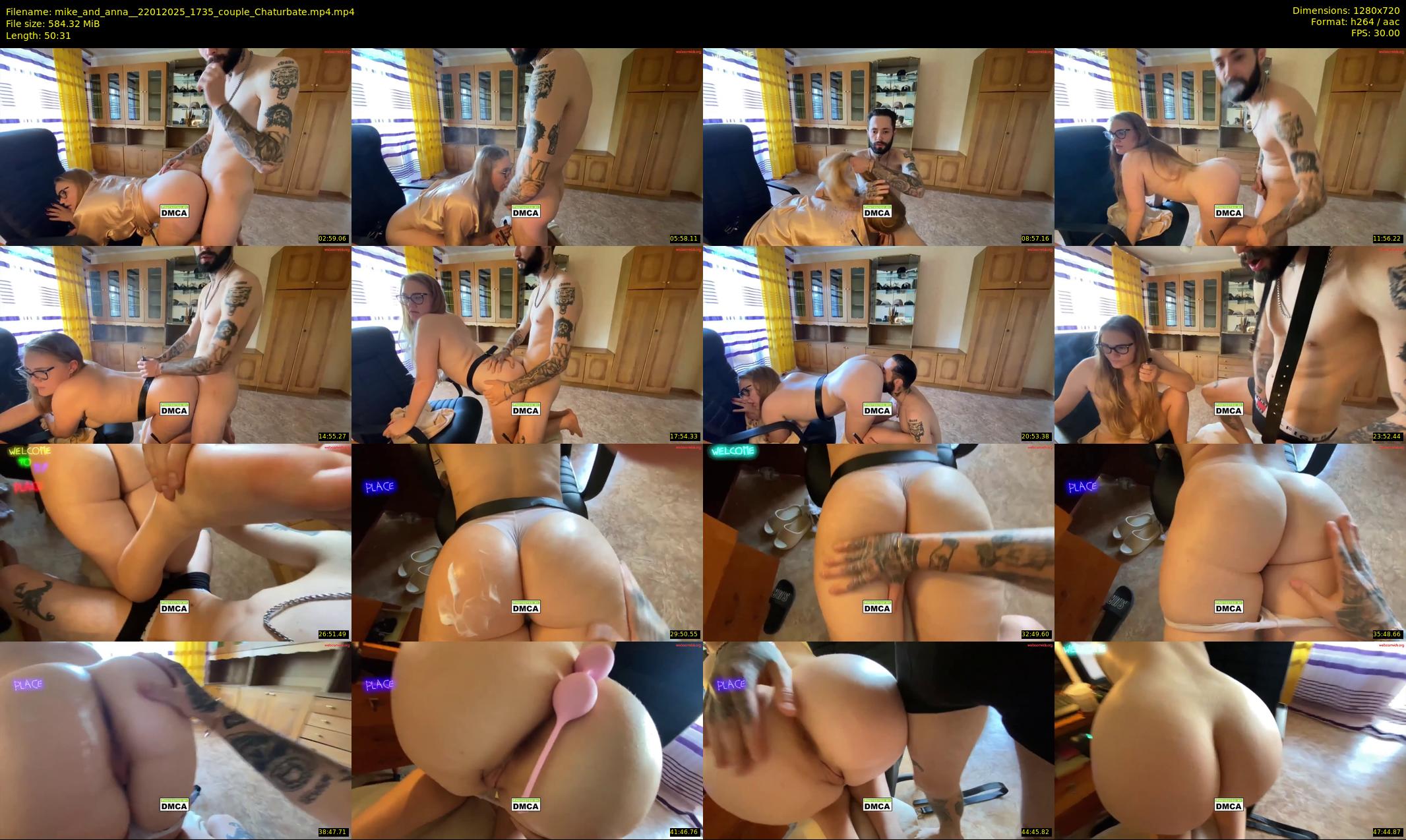 mike_and_anna_ — 51 minute Chaturbate couple cam show recording, 720p, Jan 22, 2025