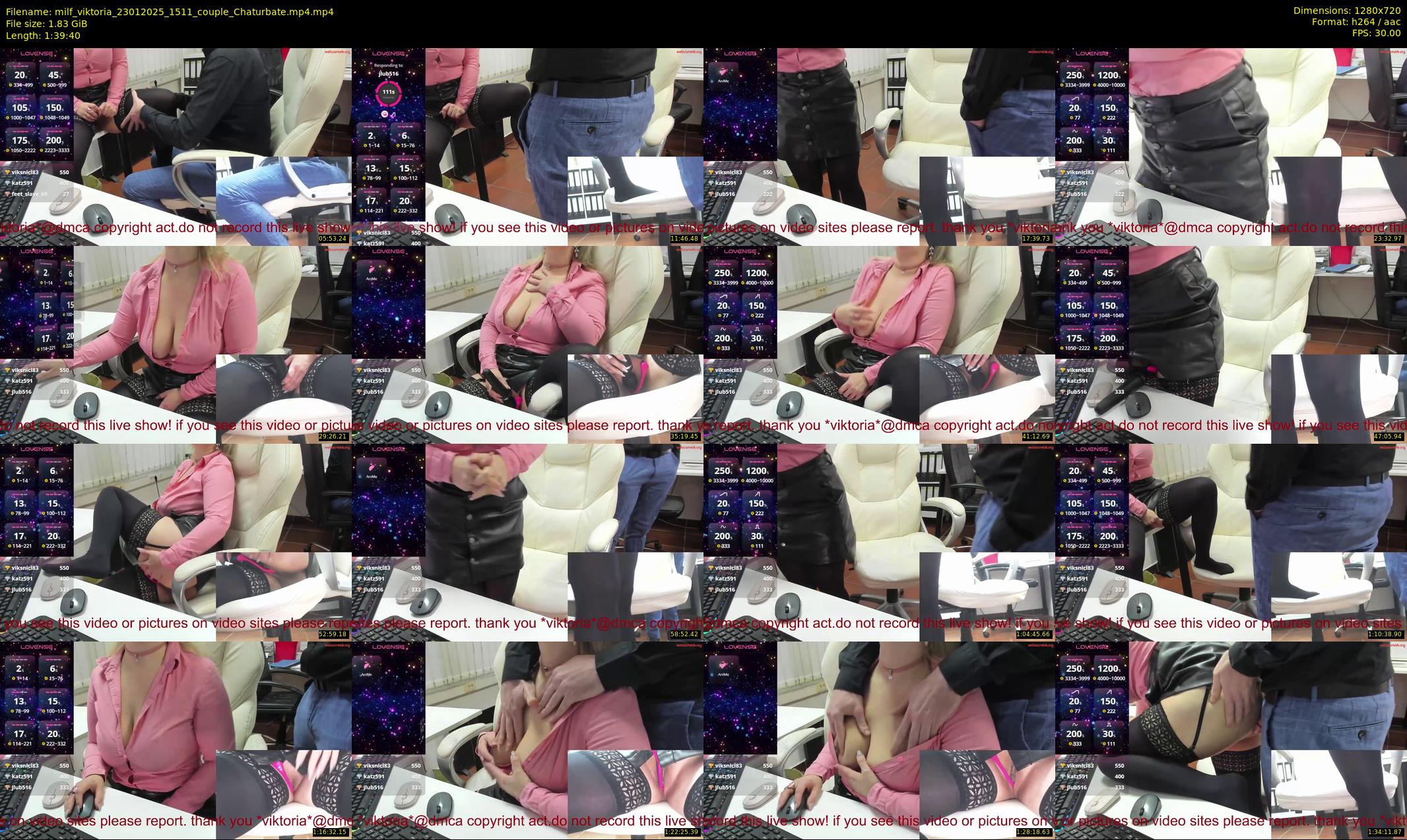 milf_viktoria — 100 minute Chaturbate female cam show recording, 720p, Jan 23, 2025