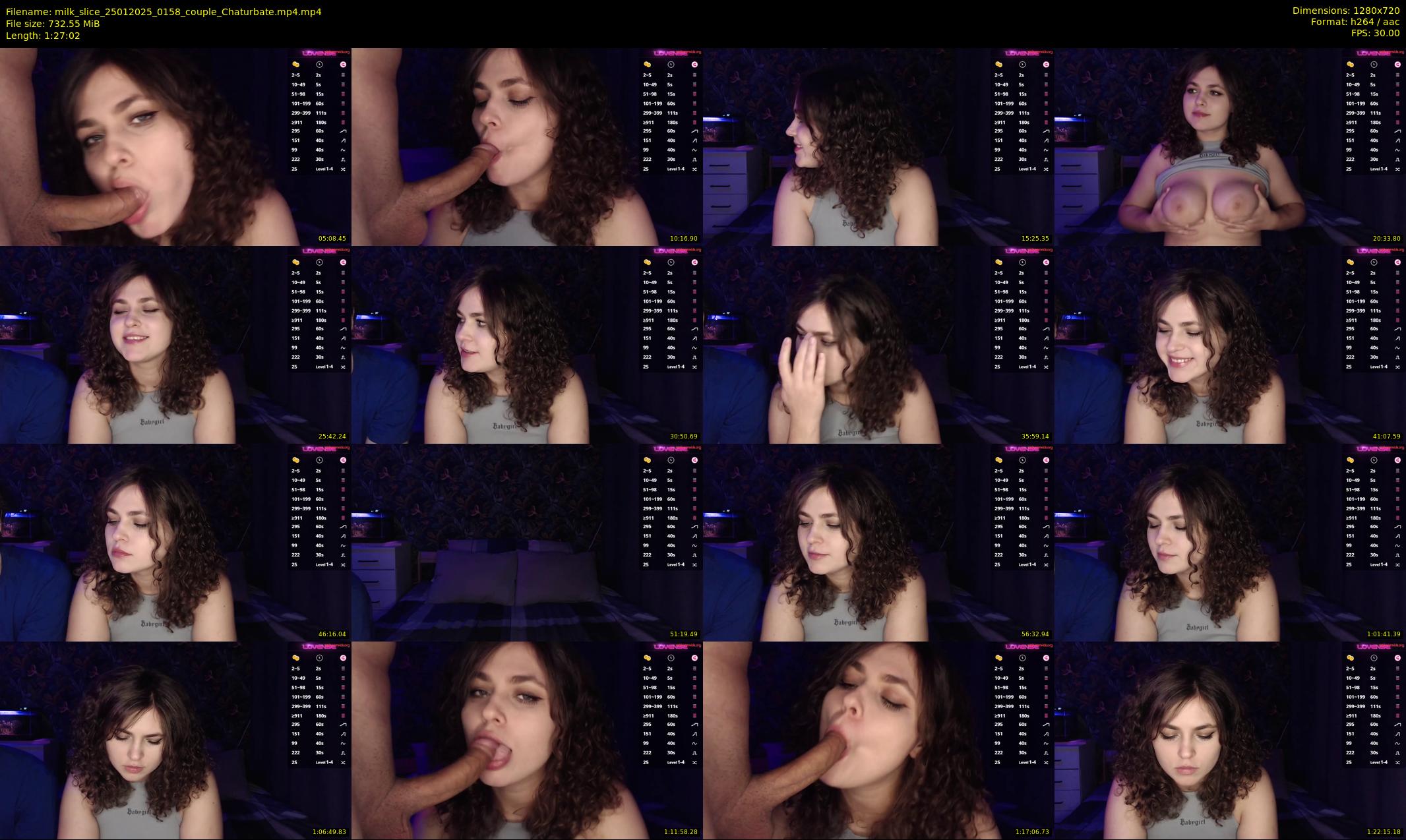 milk_slice — 88 minute Chaturbate couple cam show recording, 720p, Jan 25, 2025