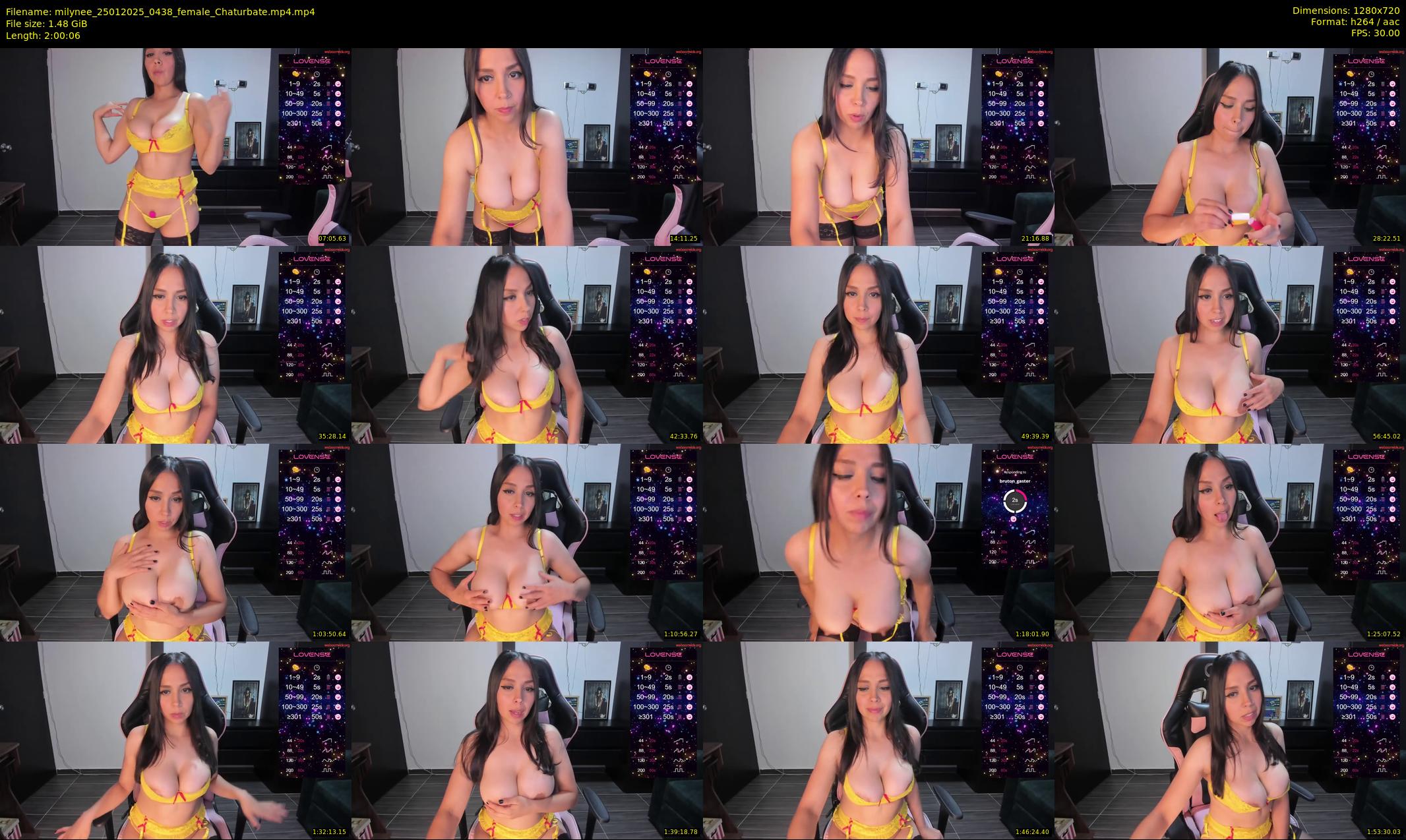 milynee — 121 minute Chaturbate female cam show recording, 720p, Jan 25, 2025