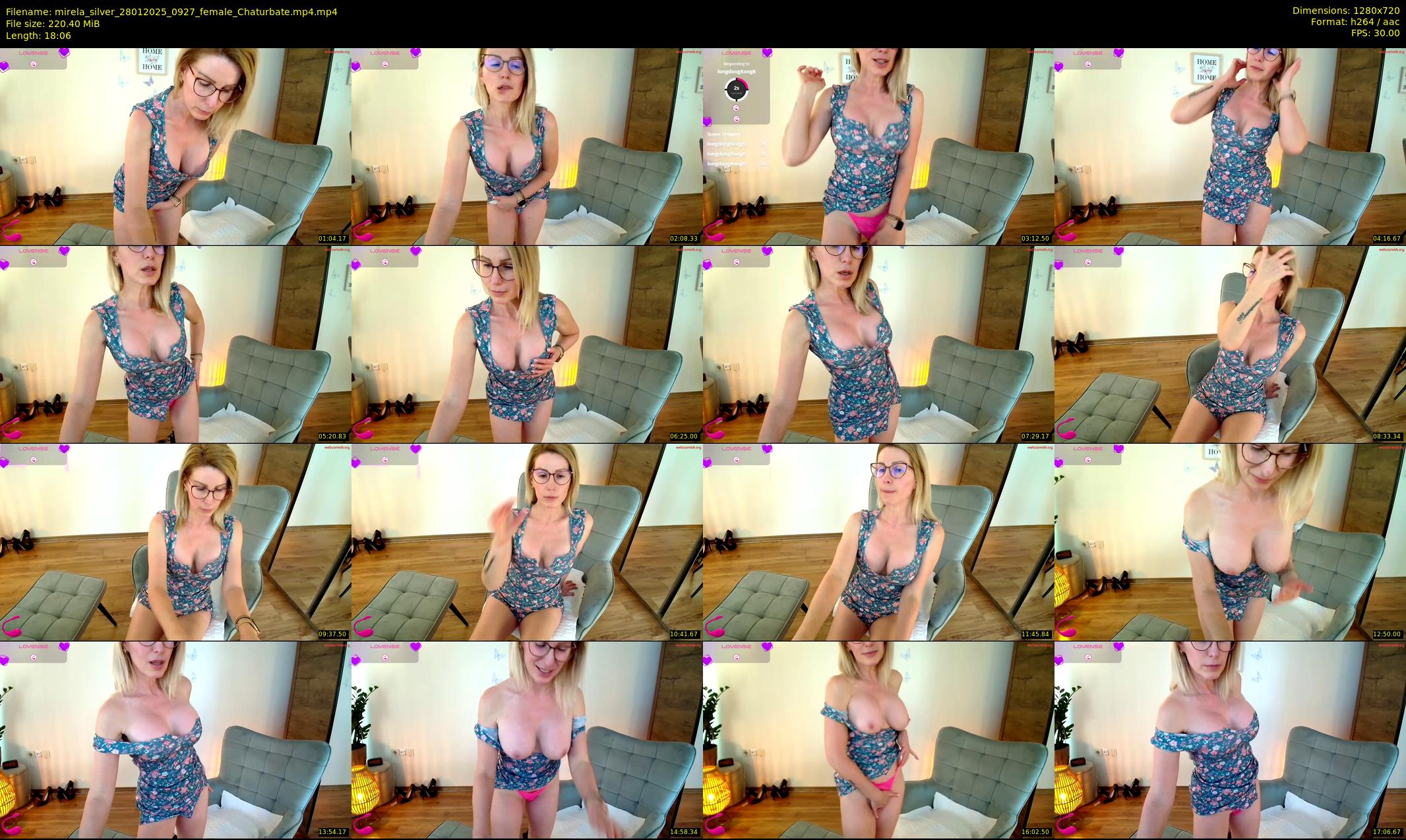 mirela_silver — 19 minute Chaturbate female cam show recording, 720p, Jan 28, 2025