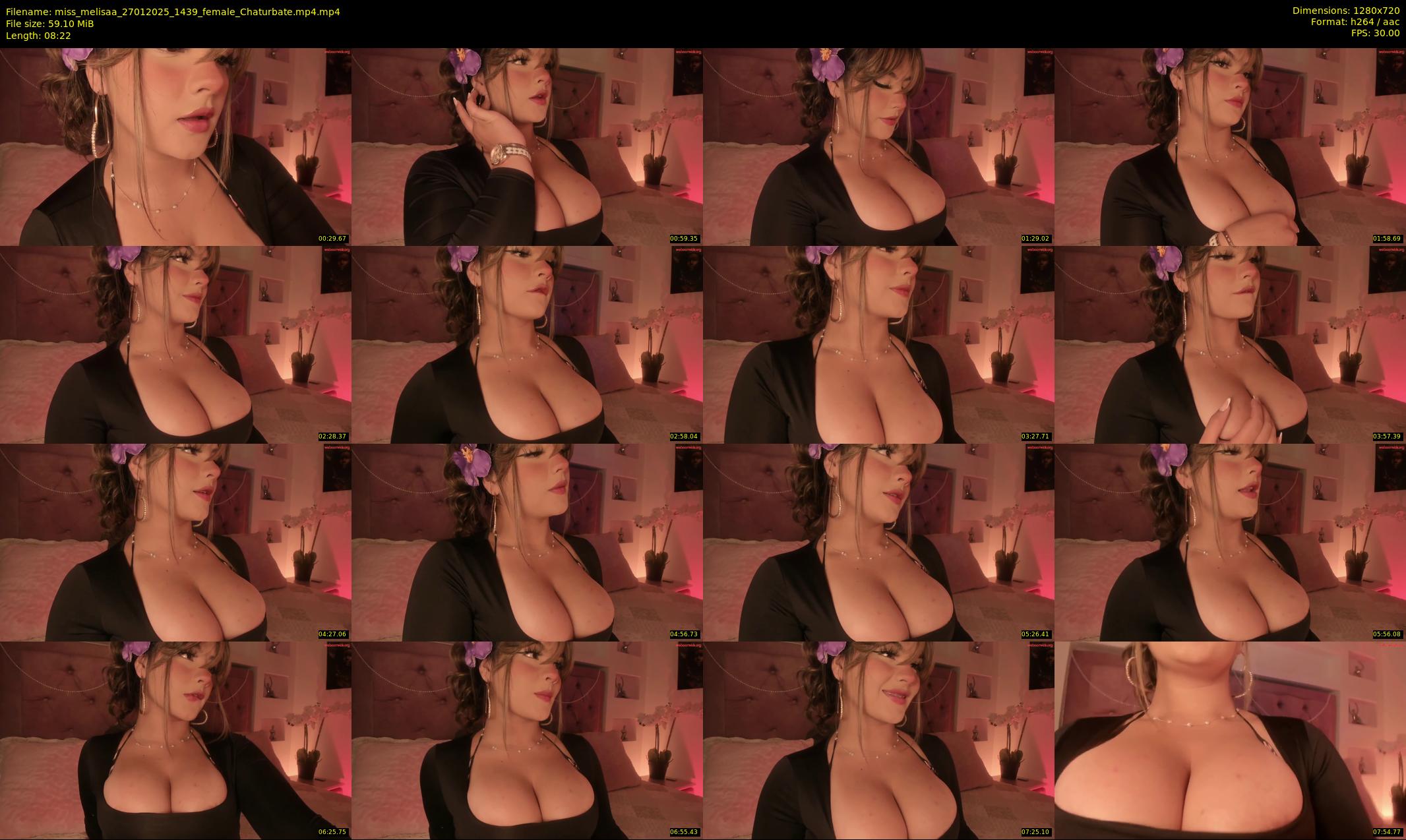 miss_melisaa — 9 minute Chaturbate female cam show recording, 720p, Jan 27, 2025