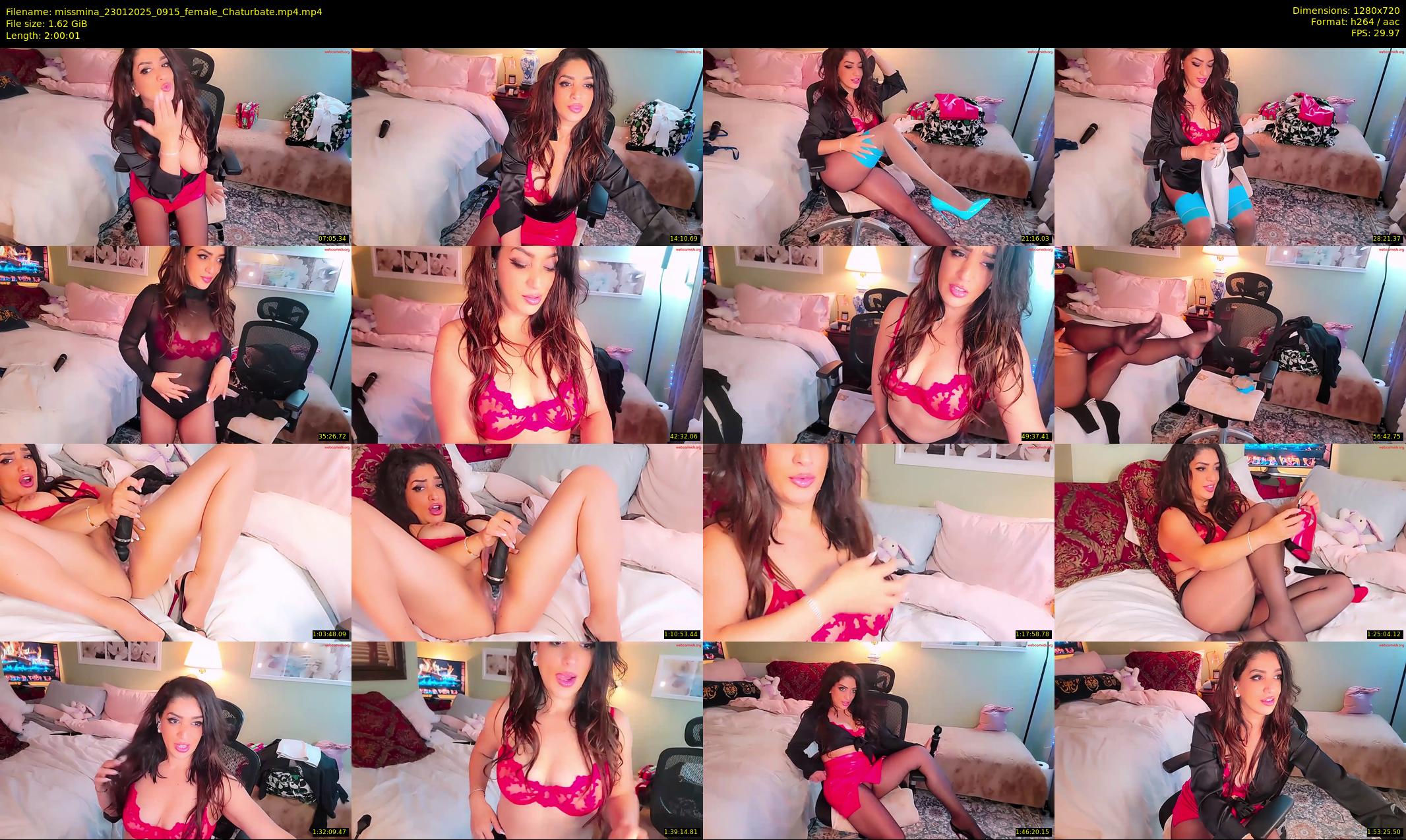 missmina — 121 minute Chaturbate female cam show recording, 720p, Jan 23, 2025