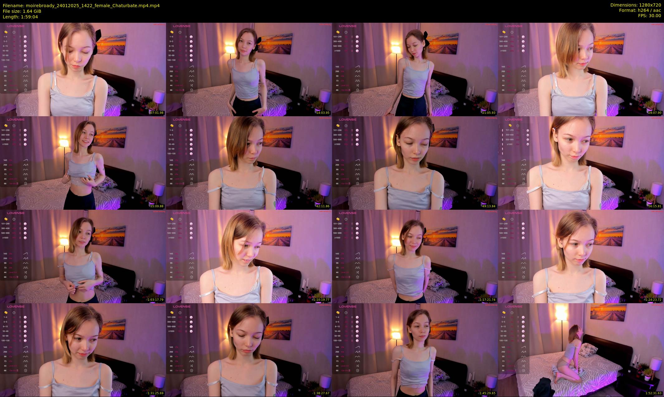 moirebroady — 120 minute Chaturbate female cam show recording, 720p, Jan 24, 2025