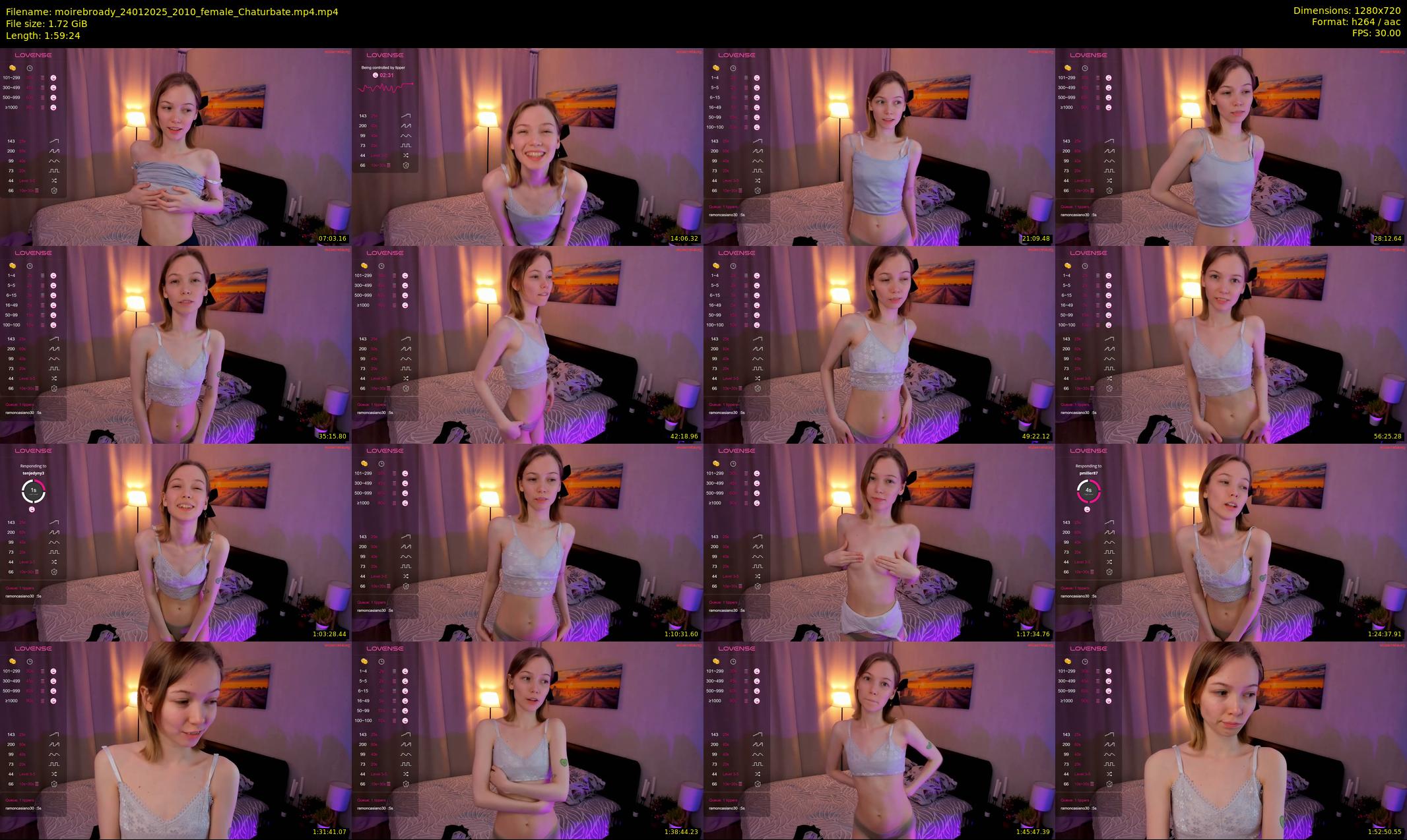 moirebroady — 120 minute Chaturbate female cam show recording, 720p, Jan 24, 2025