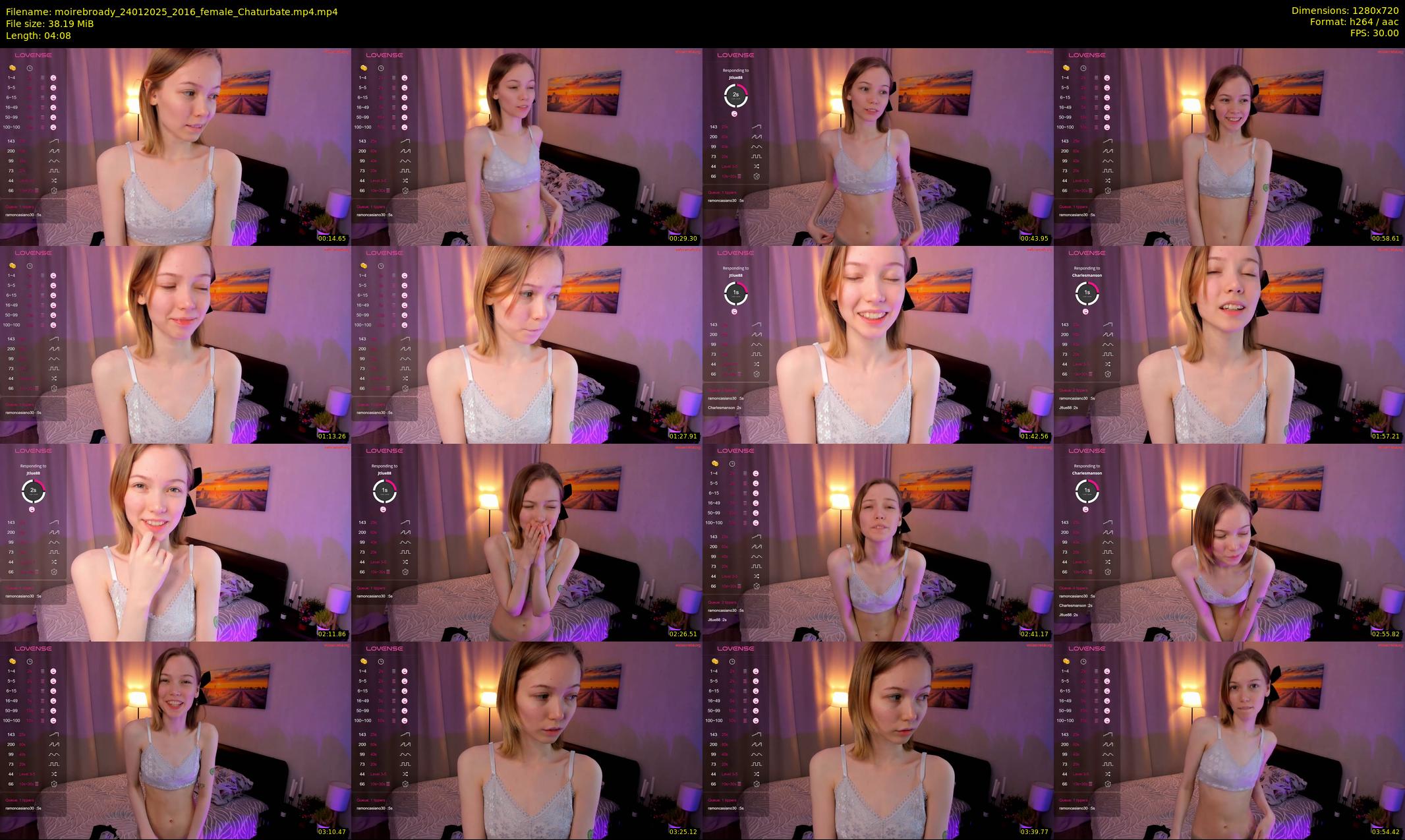 moirebroady — 5 minute Chaturbate female cam show recording, 720p, Jan 24, 2025