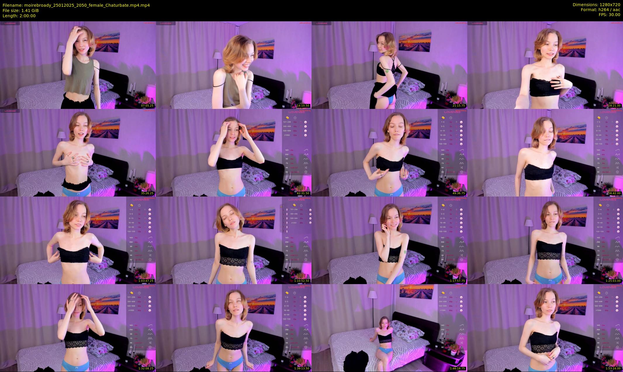 moirebroady — 120 minute Chaturbate female cam show recording, 720p, Jan 25, 2025