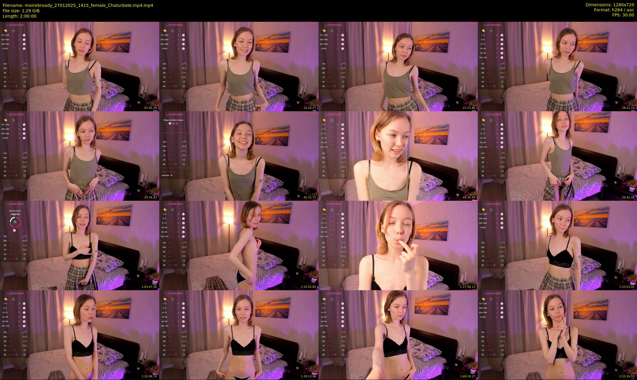 moirebroady — 120 minute Chaturbate female cam show recording, 720p, Jan 27, 2025