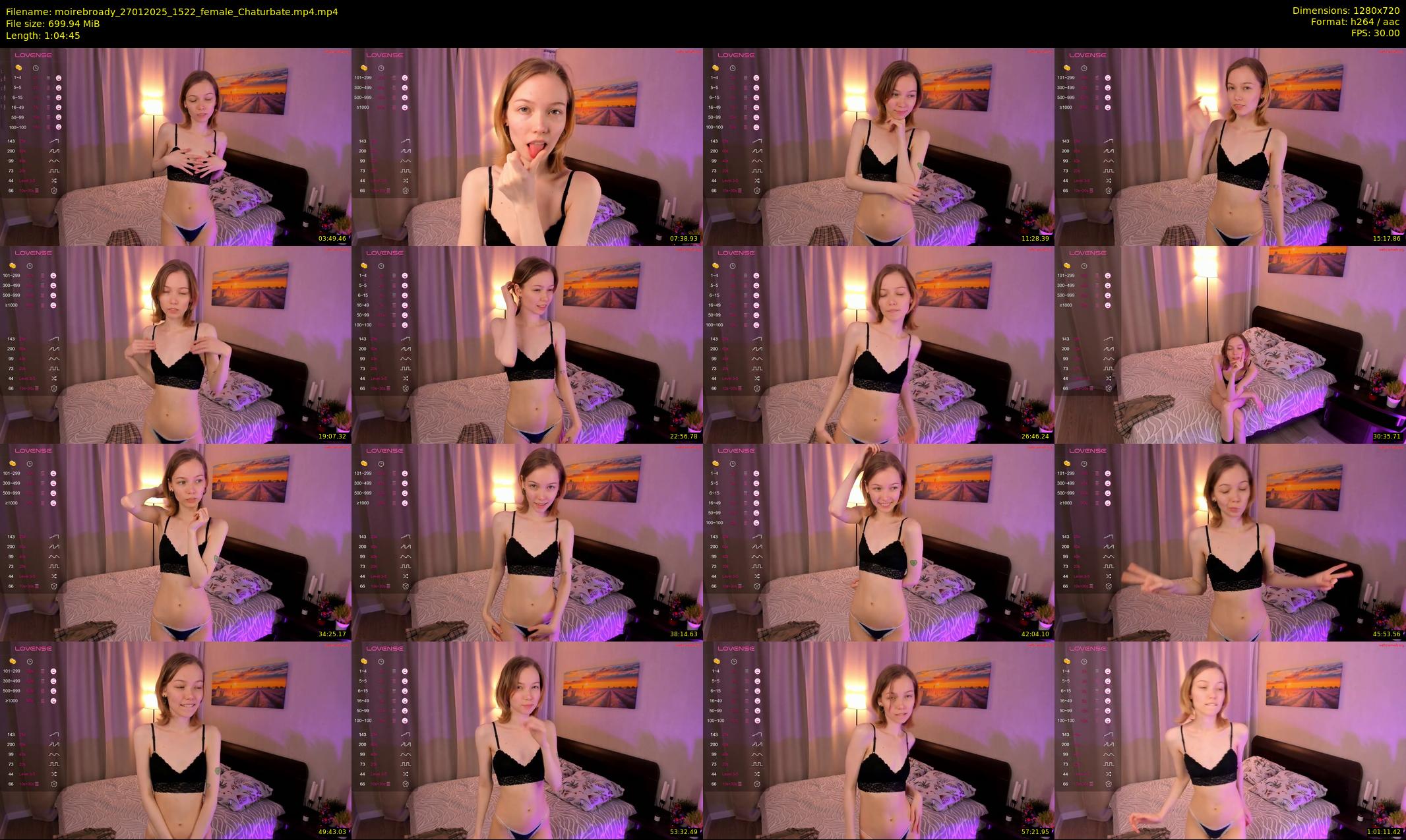 moirebroady — 65 minute Chaturbate female cam show recording, 720p, Jan 27, 2025