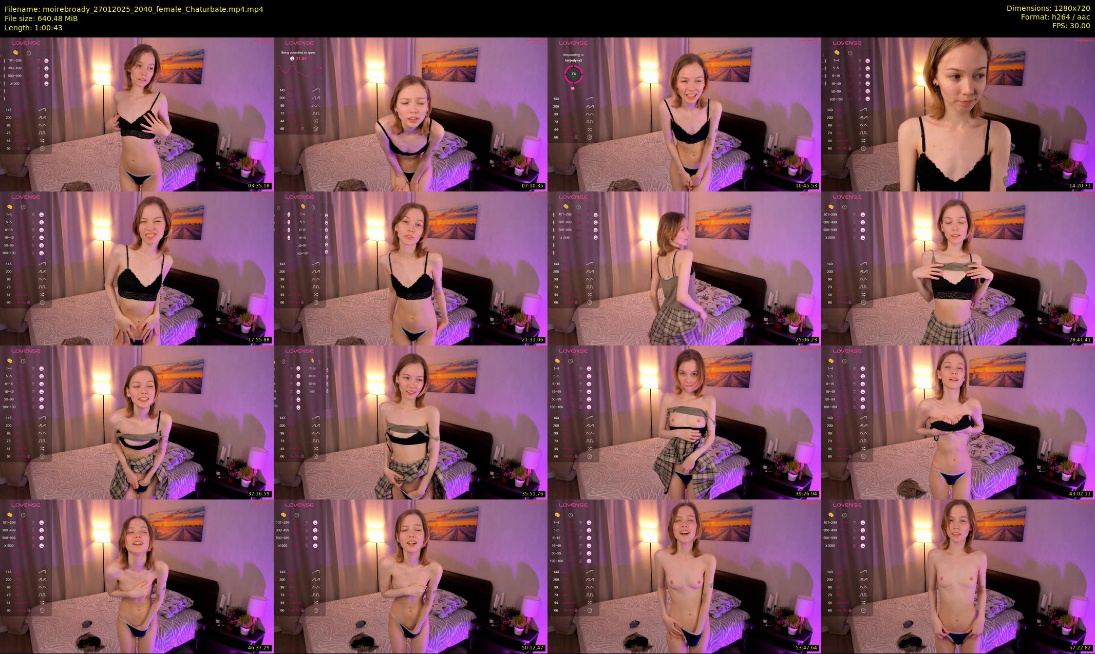 moirebroady — 61 minute Chaturbate female cam show recording, 720p, Jan 27, 2025