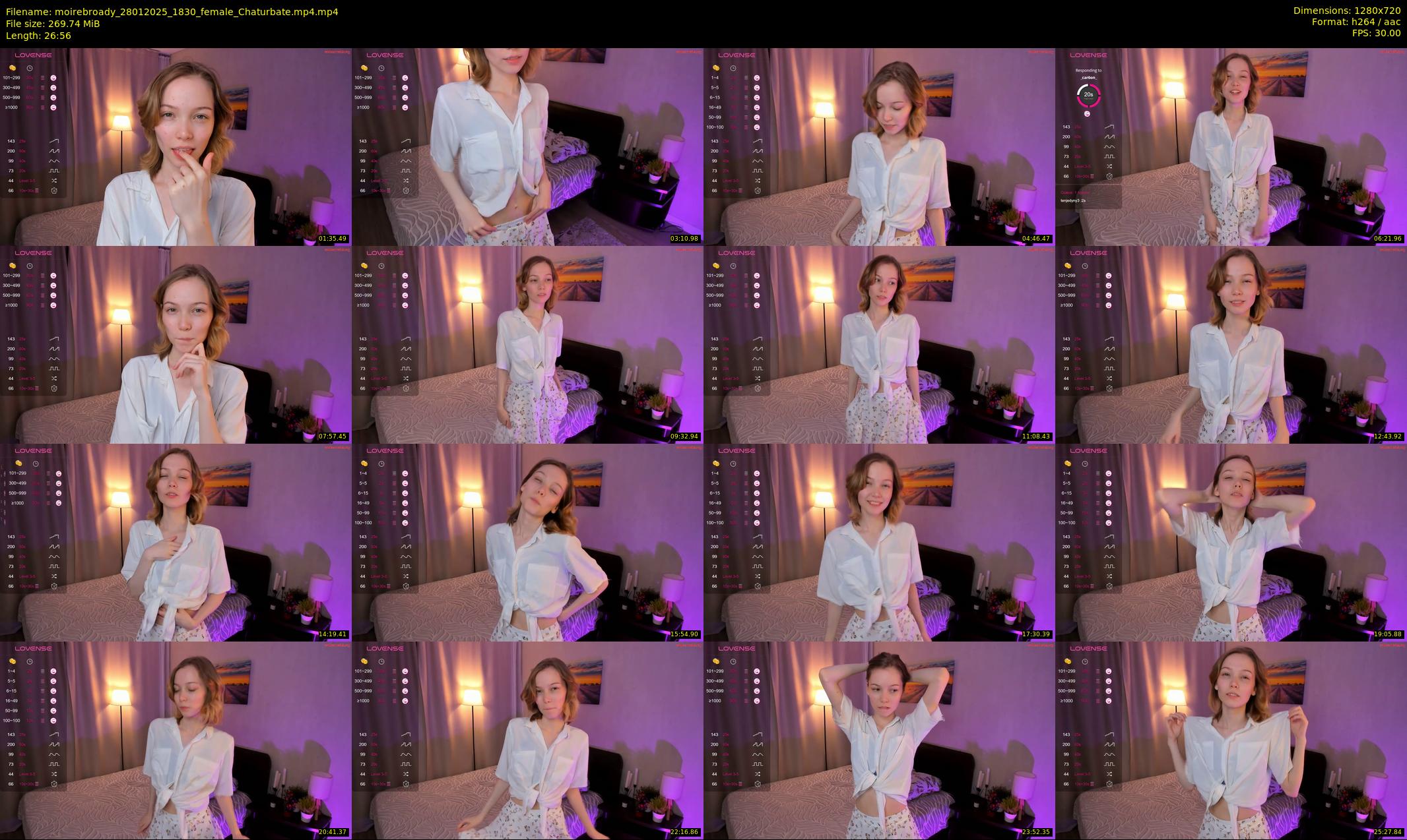 moirebroady — 27 minute Chaturbate female cam show recording, 720p, Jan 28, 2025
