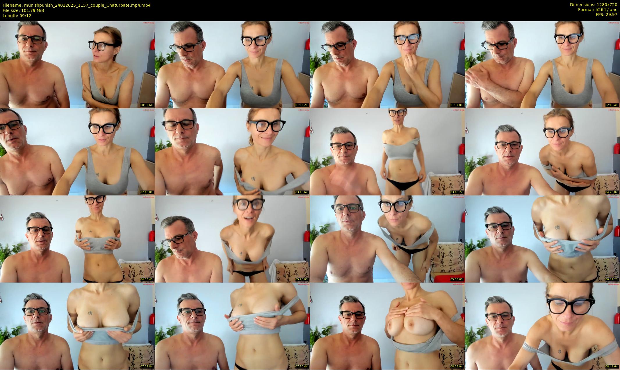 munishpunish — 10 minute Chaturbate couple cam show recording, 720p, Jan 24, 2025