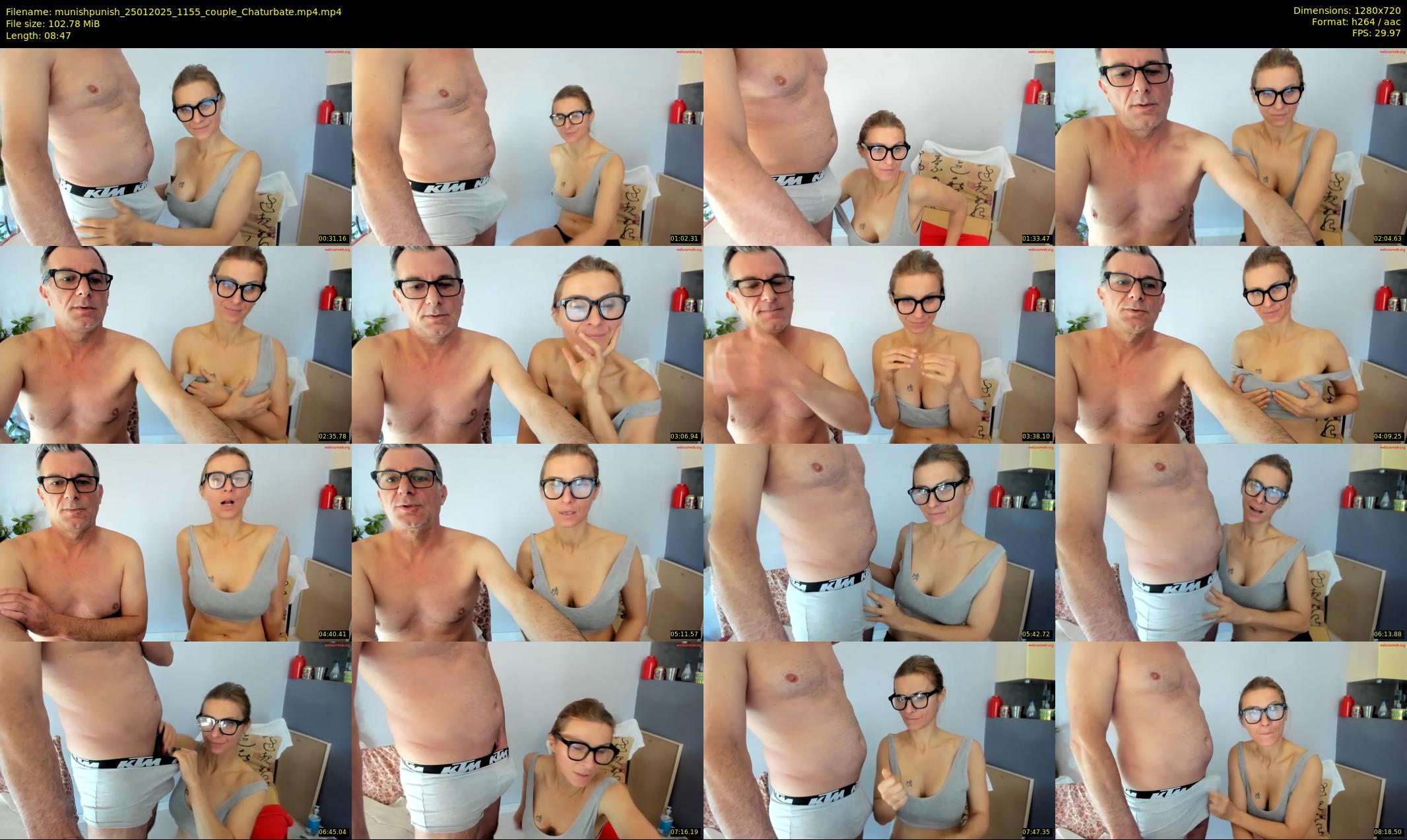 munishpunish — 9 minute Chaturbate couple cam show recording, 720p, Jan 25, 2025