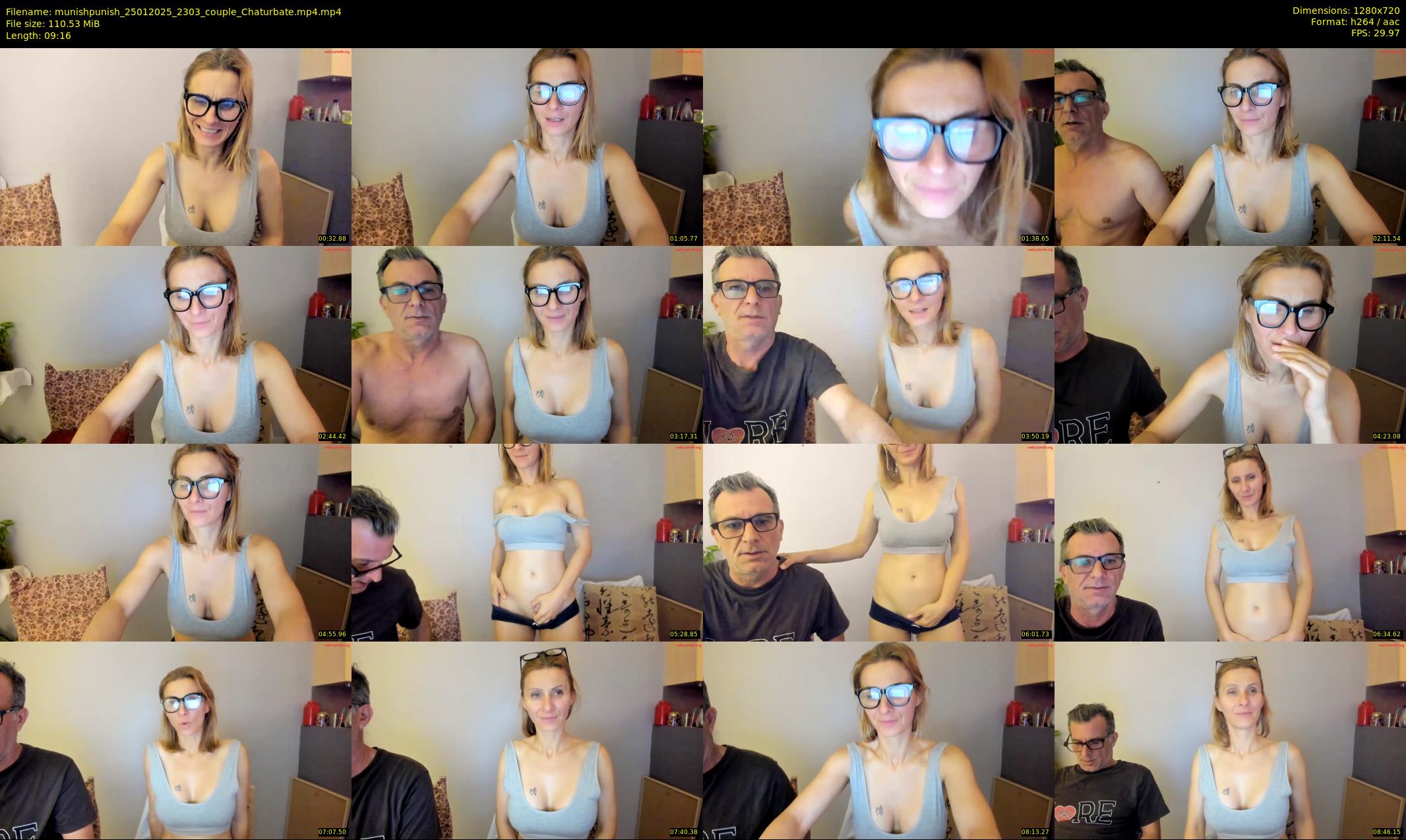 munishpunish — 10 minute Chaturbate couple cam show recording, 720p, Jan 25, 2025