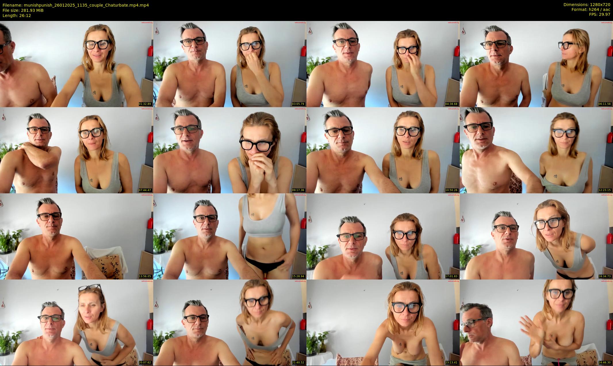 munishpunish — 27 minute Chaturbate couple cam show recording, 720p, Jan 26, 2025