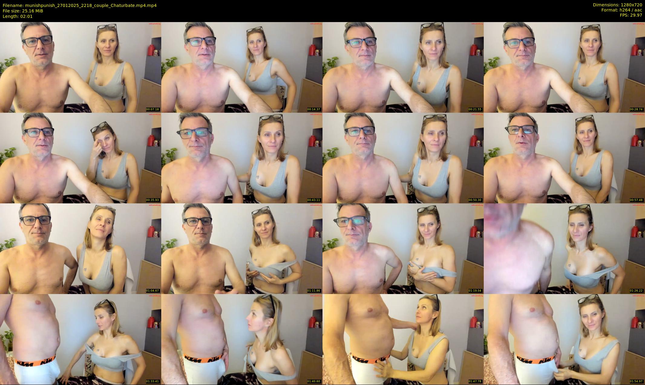 munishpunish — 3 minute Chaturbate couple cam show recording, 720p, Jan 27, 2025