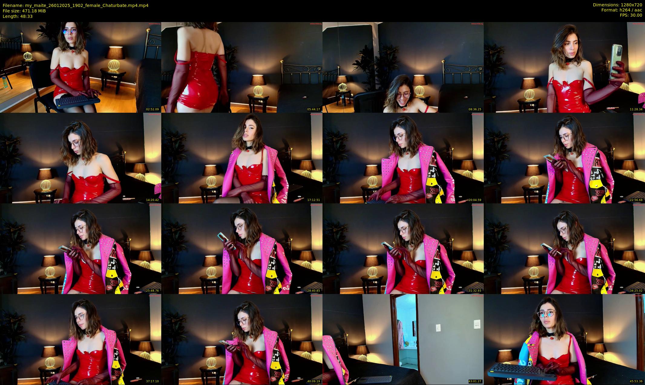 my_maite — 49 minute Chaturbate female cam show recording, 720p, Jan 26, 2025