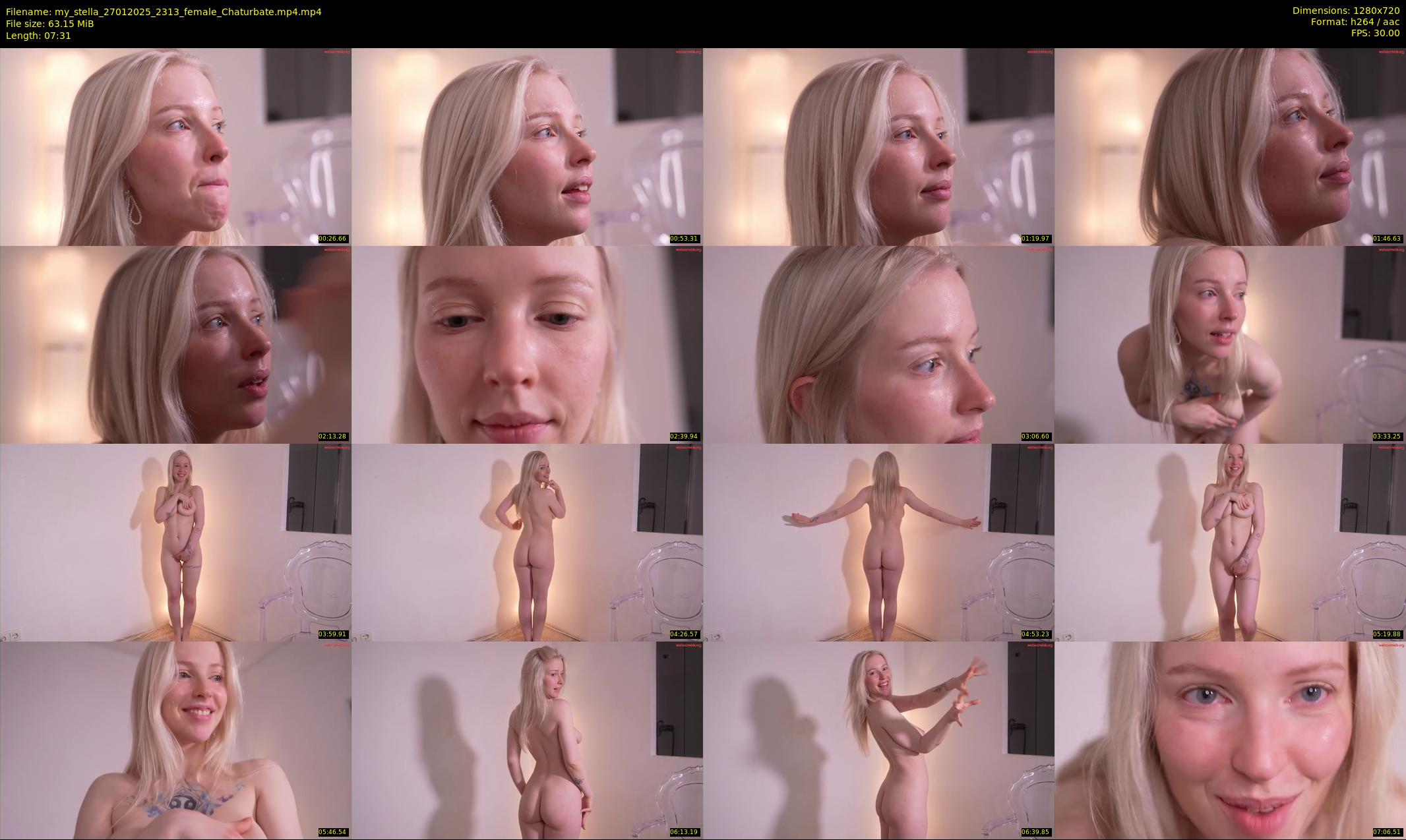 my_stella — 8 minute Chaturbate female cam show recording, 720p, Jan 27, 2025