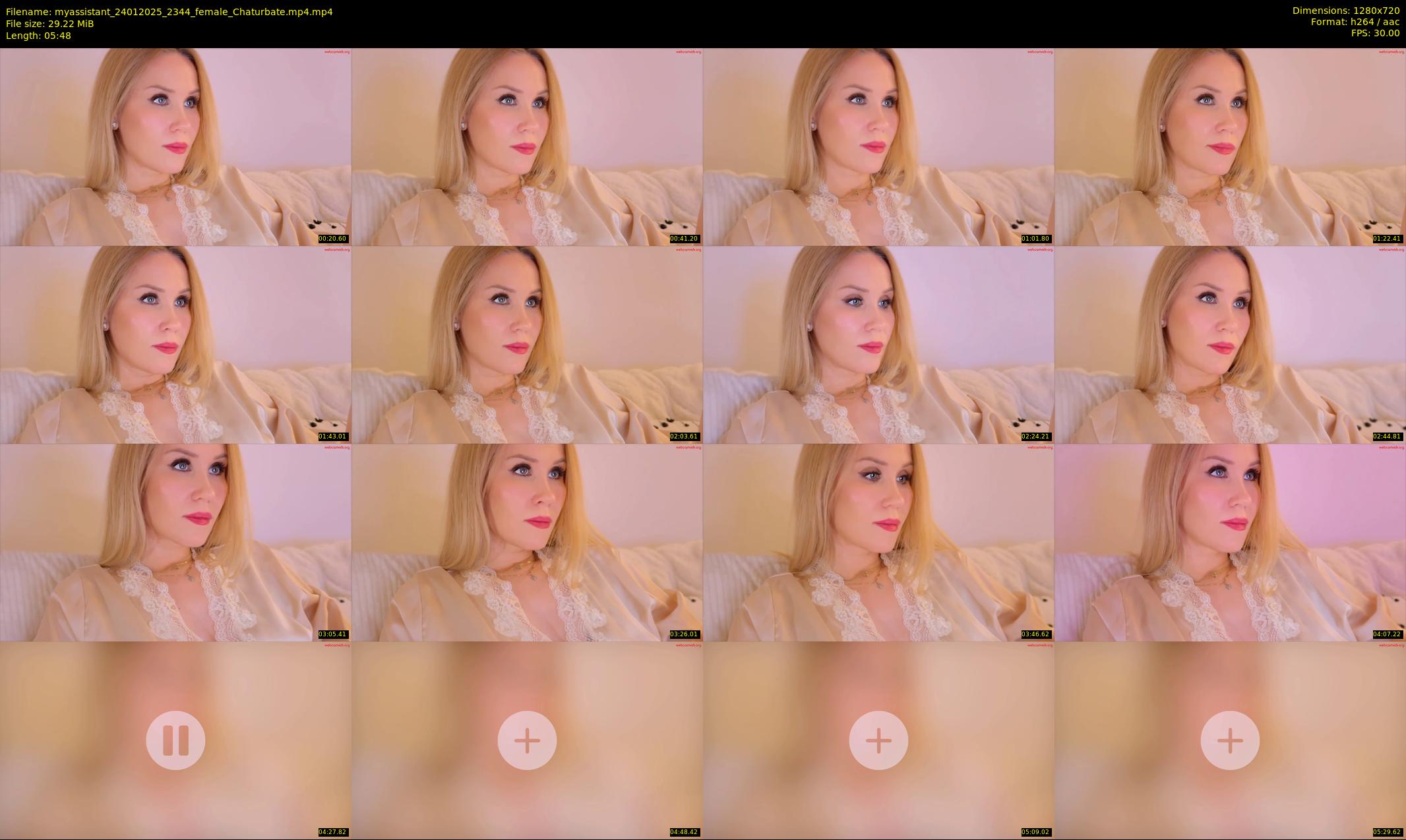 myassistant — 6 minute Chaturbate female cam show recording, 720p, Jan 24, 2025