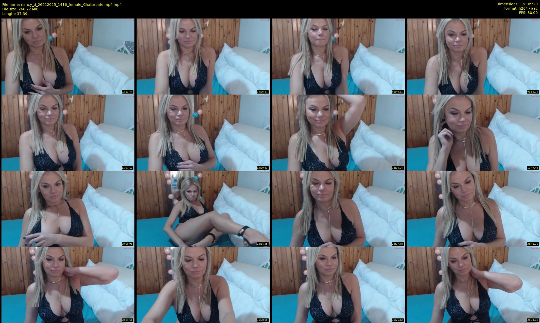 nancy_d — 38 minute Chaturbate female cam show recording, 720p, Jan 26, 2025
