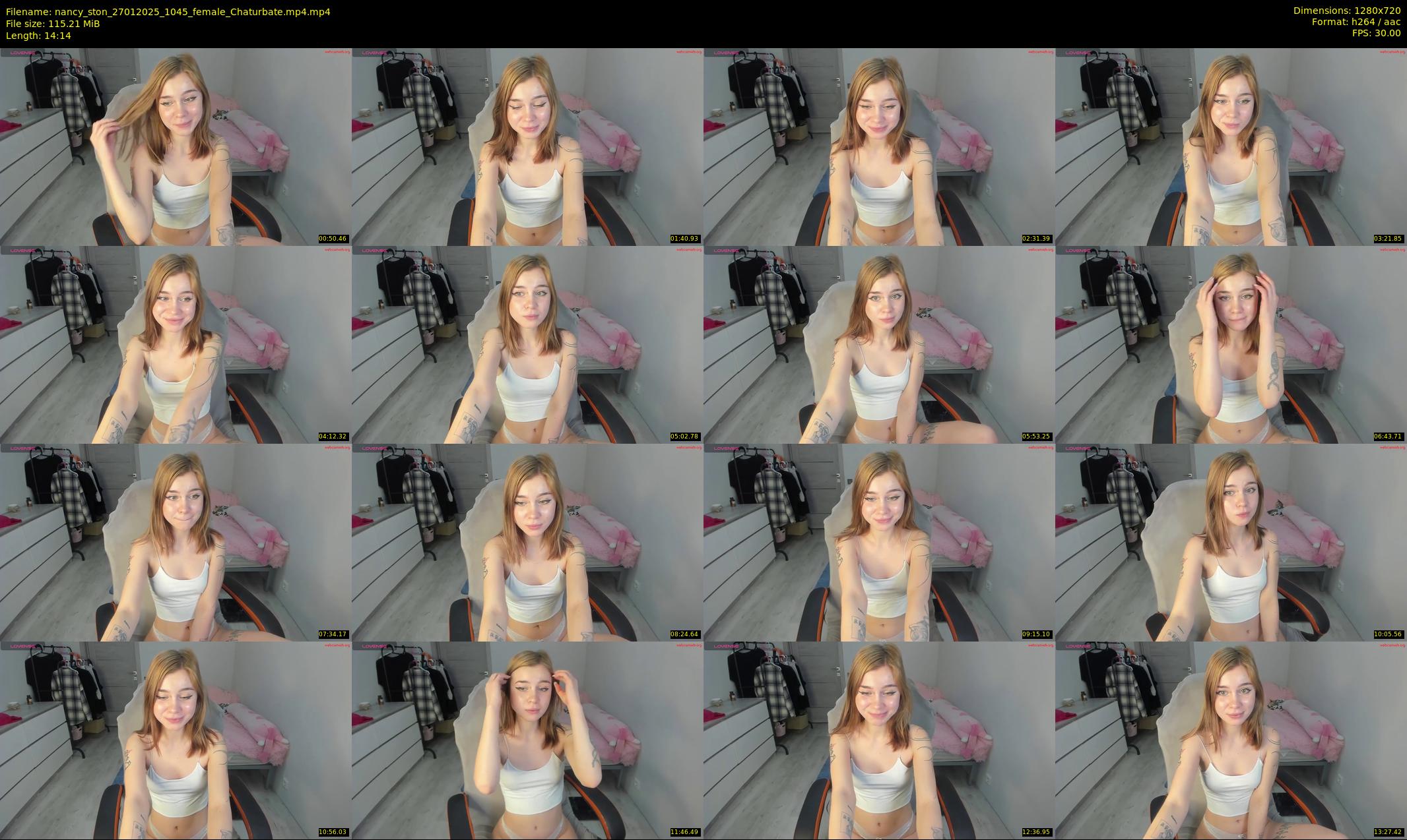 nancy_ston — 15 minute Chaturbate female cam show recording, 720p, Jan 27, 2025