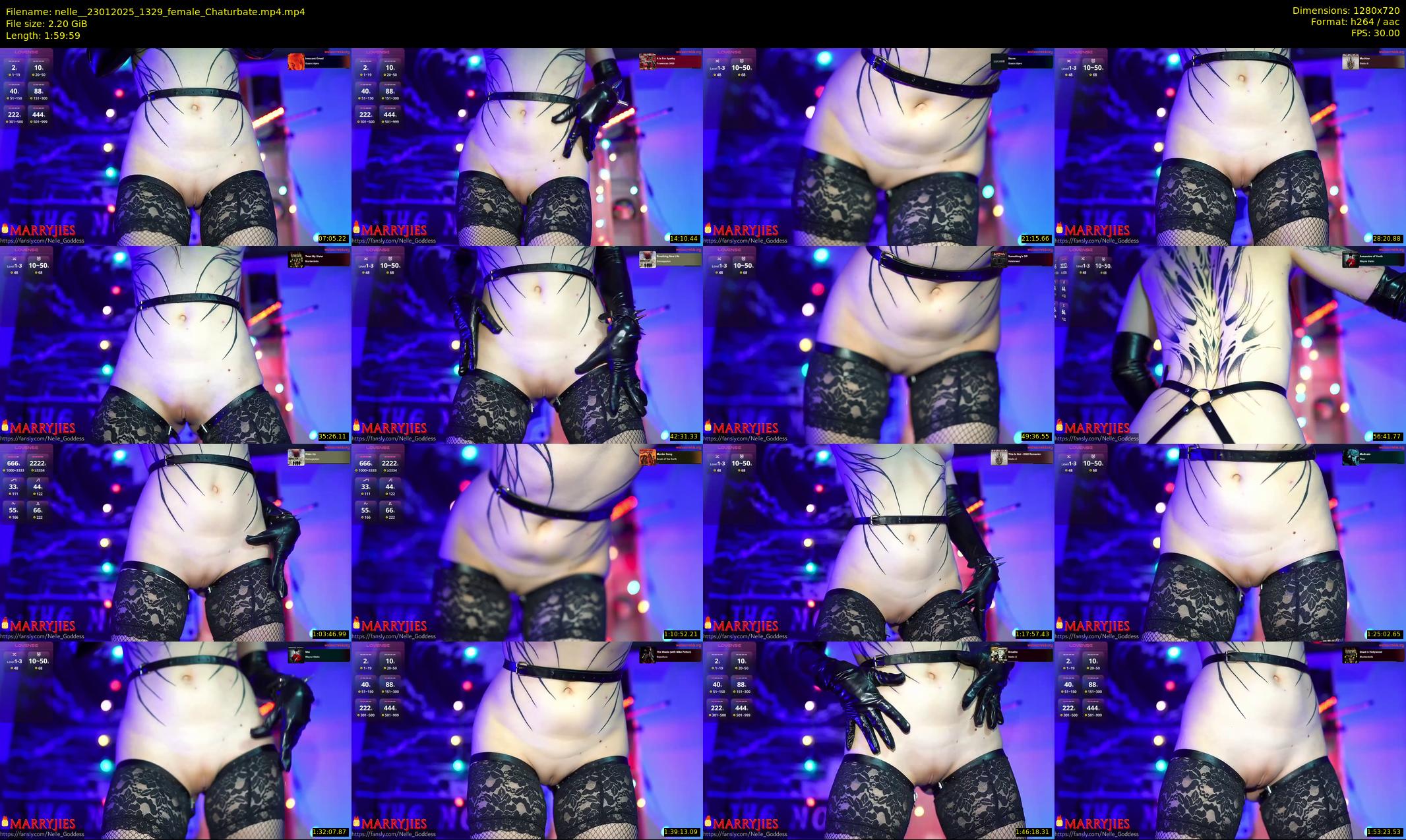 nelle_ — 120 minute Chaturbate female cam show recording, 720p, Jan 23, 2025
