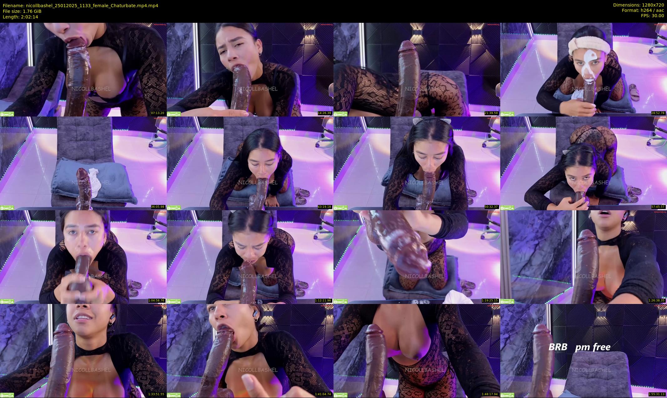 nicollbashel — 123 minute Chaturbate female cam show recording, 720p, Jan 25, 2025
