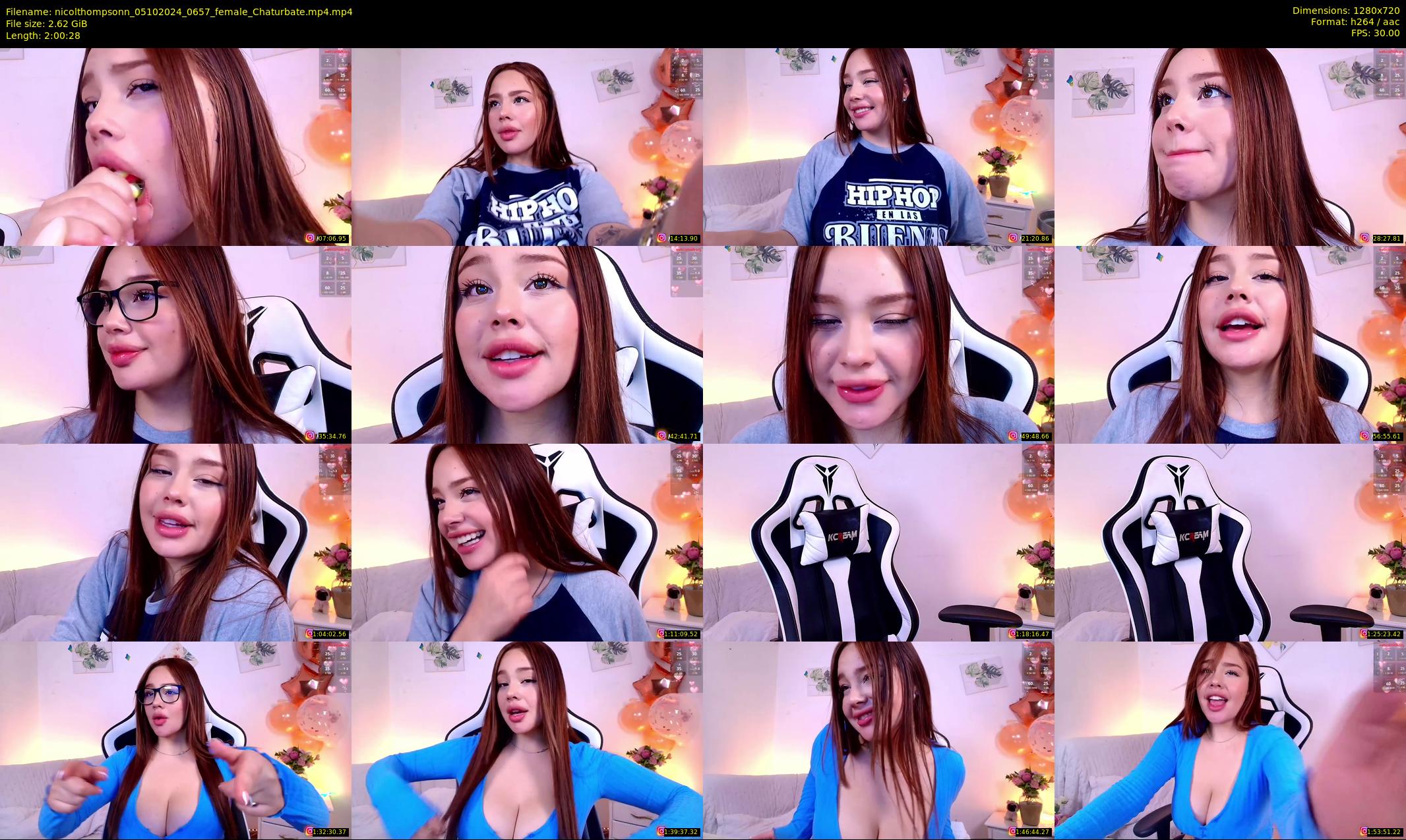 nicolthompsonn — 121 minute Chaturbate female cam show recording, 720p, Oct 5, 2024