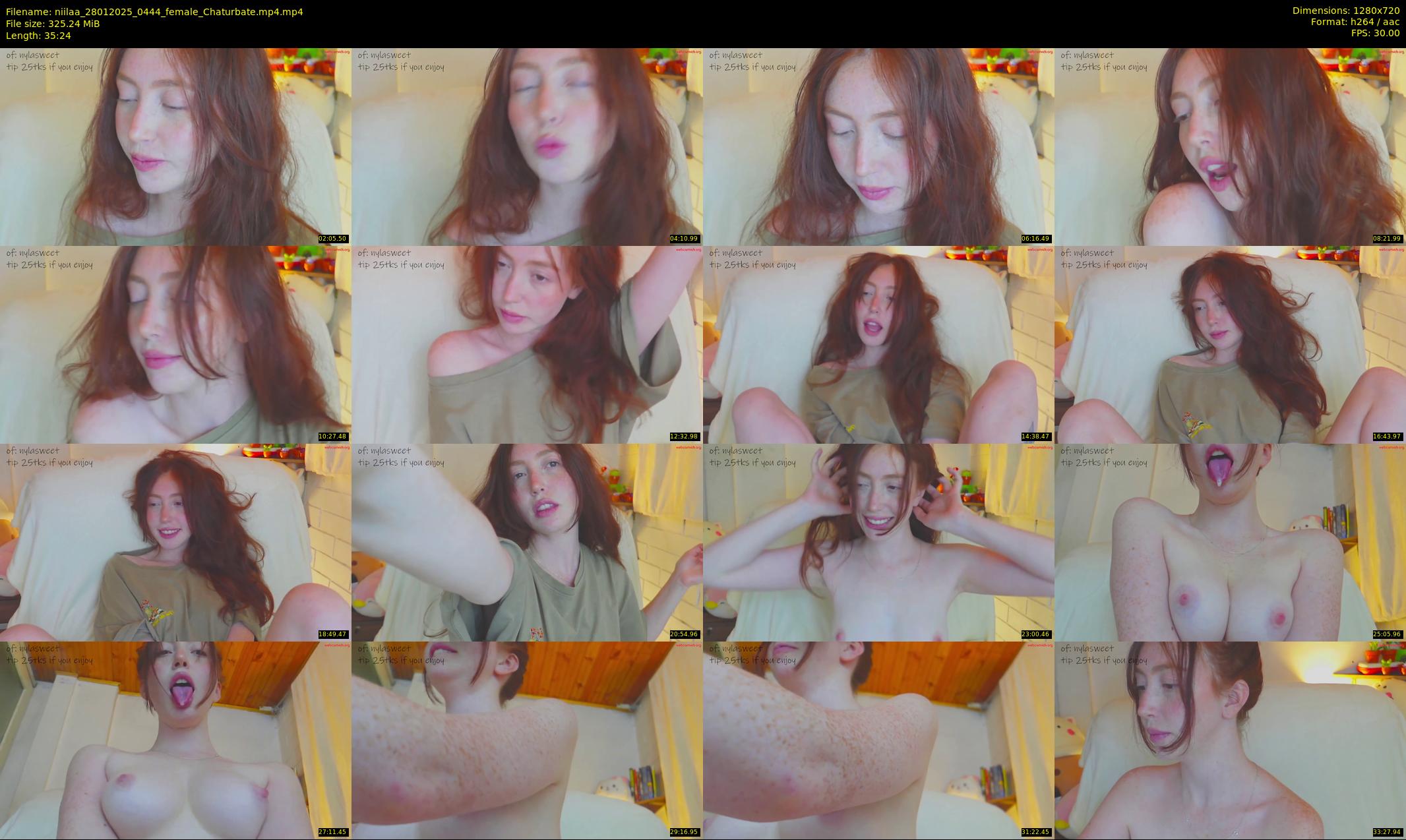 niilaa — 36 minute Chaturbate female cam show recording, 720p, Jan 28, 2025