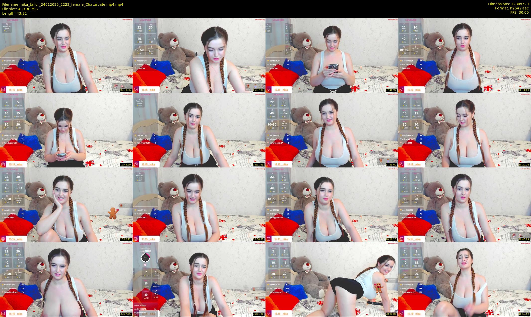 nika_tailor — 44 minute Chaturbate female cam show recording, 720p, Jan 24, 2025