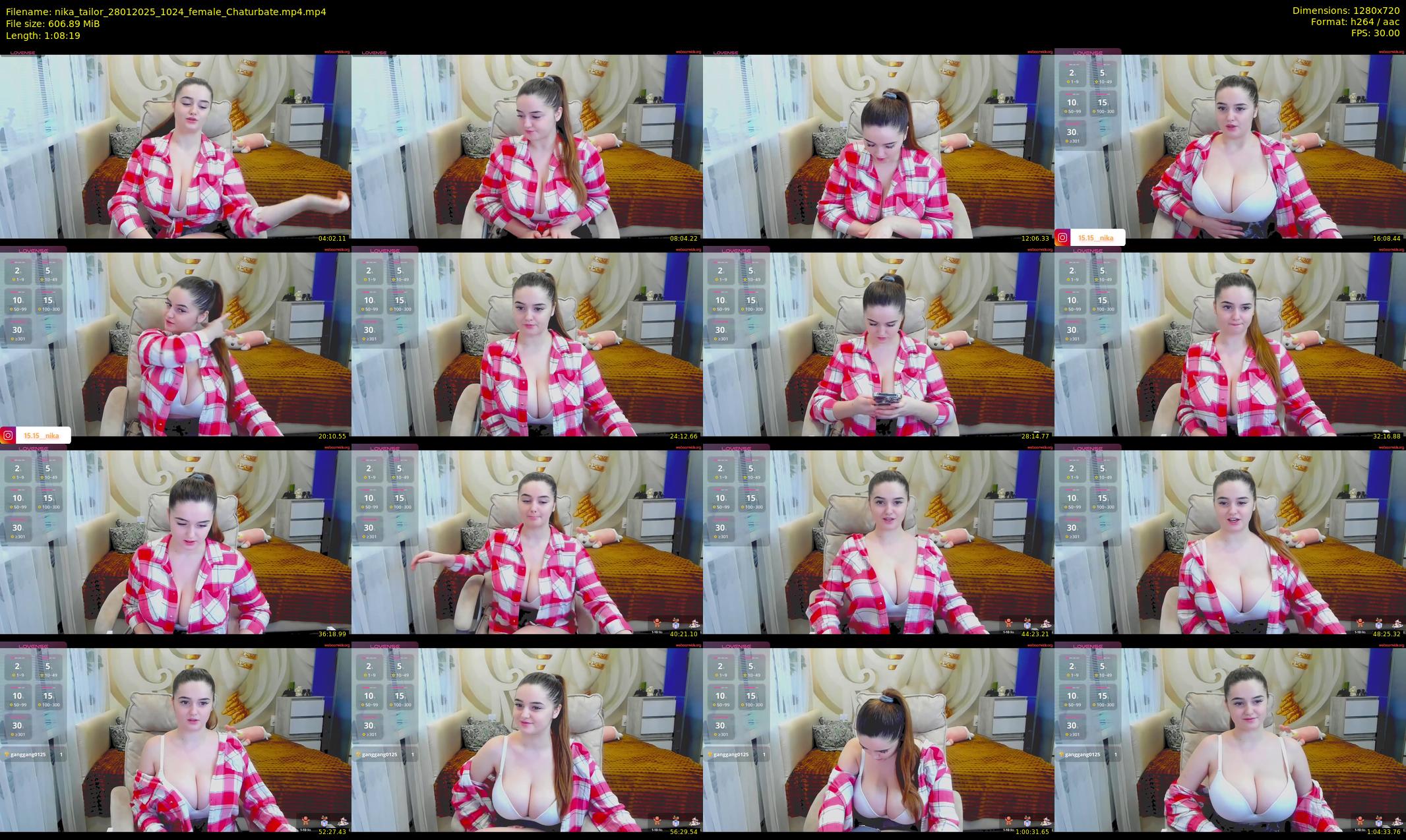 nika_tailor — 69 minute Chaturbate female cam show recording, 720p, Jan 28, 2025