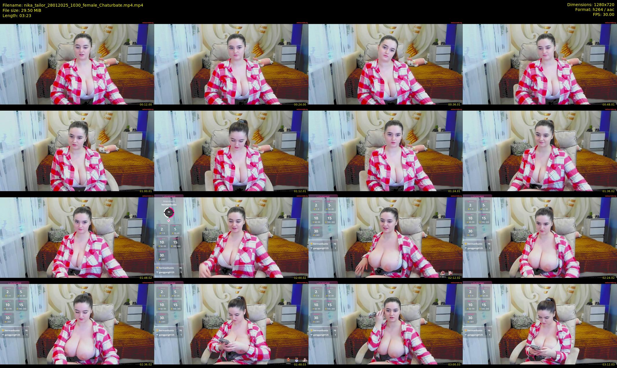 nika_tailor — 4 minute Chaturbate female cam show recording, 720p, Jan 28, 2025