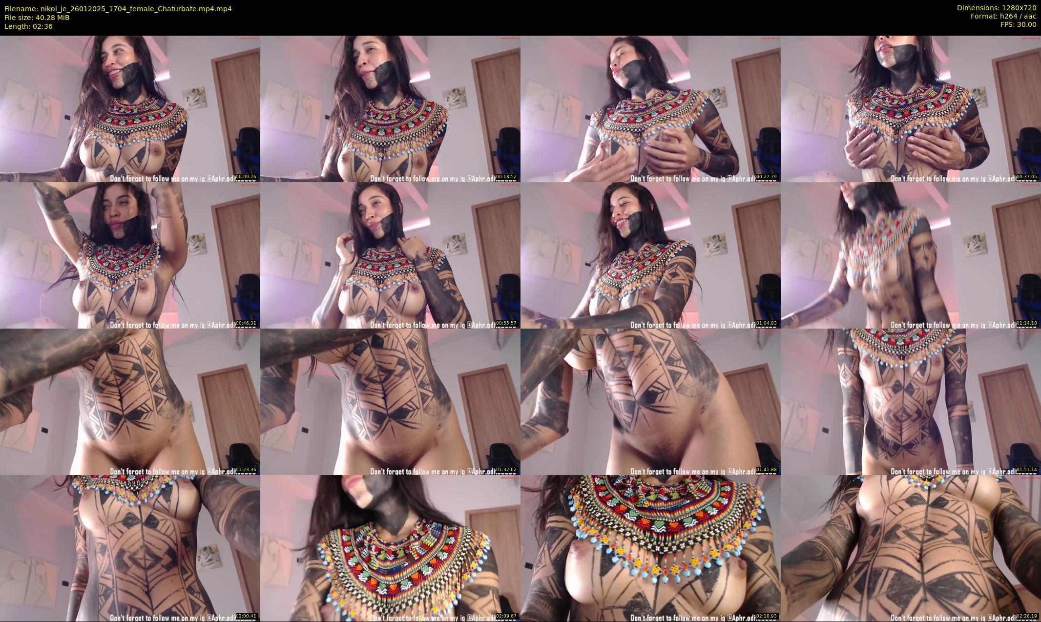 nikol_je — 3 minute Chaturbate female cam show recording, 720p, Jan 26, 2025
