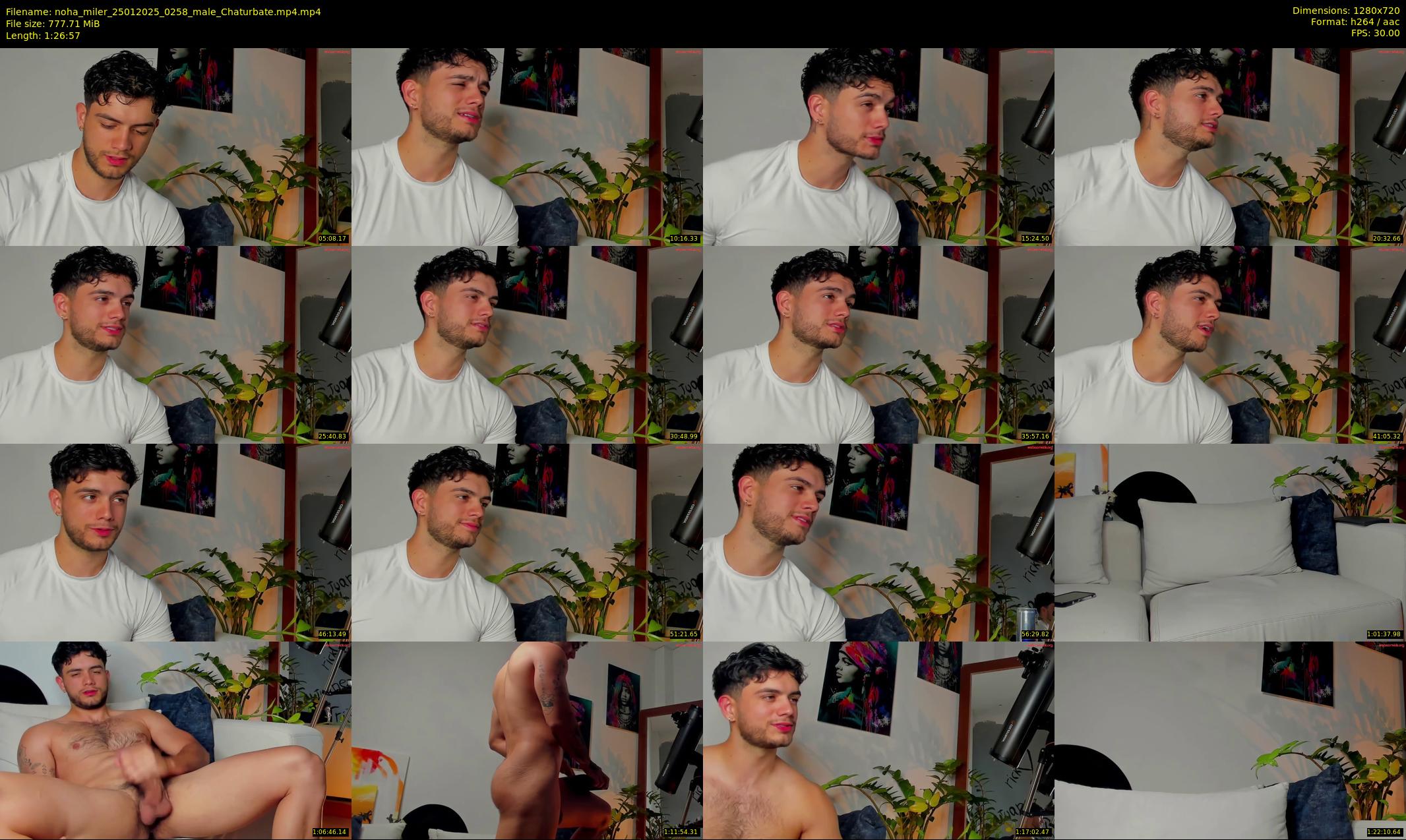noha_miler — 87 minute Chaturbate male cam show recording, 720p, Jan 25, 2025