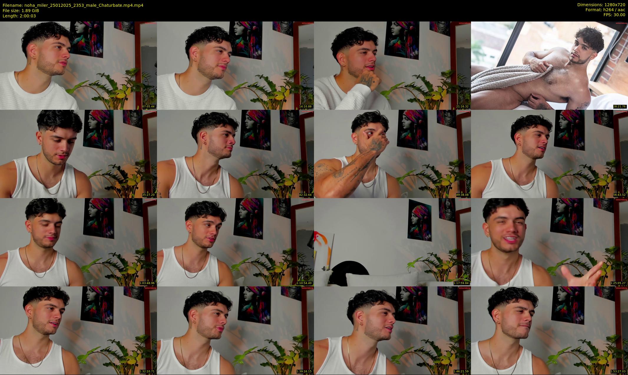 noha_miler — 121 minute Chaturbate male cam show recording, 720p, Jan 25, 2025