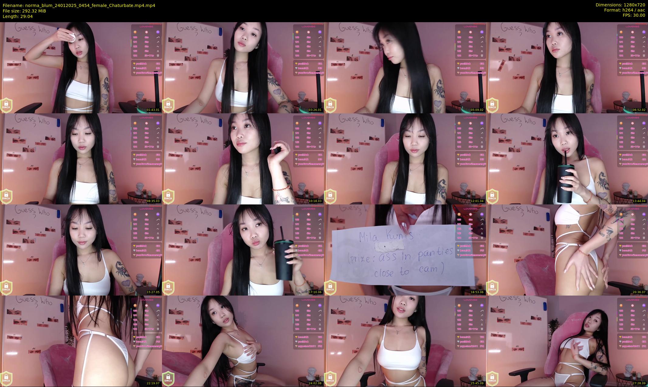 norma_blum — 30 minute Chaturbate female cam show recording, 720p, Jan 24, 2025