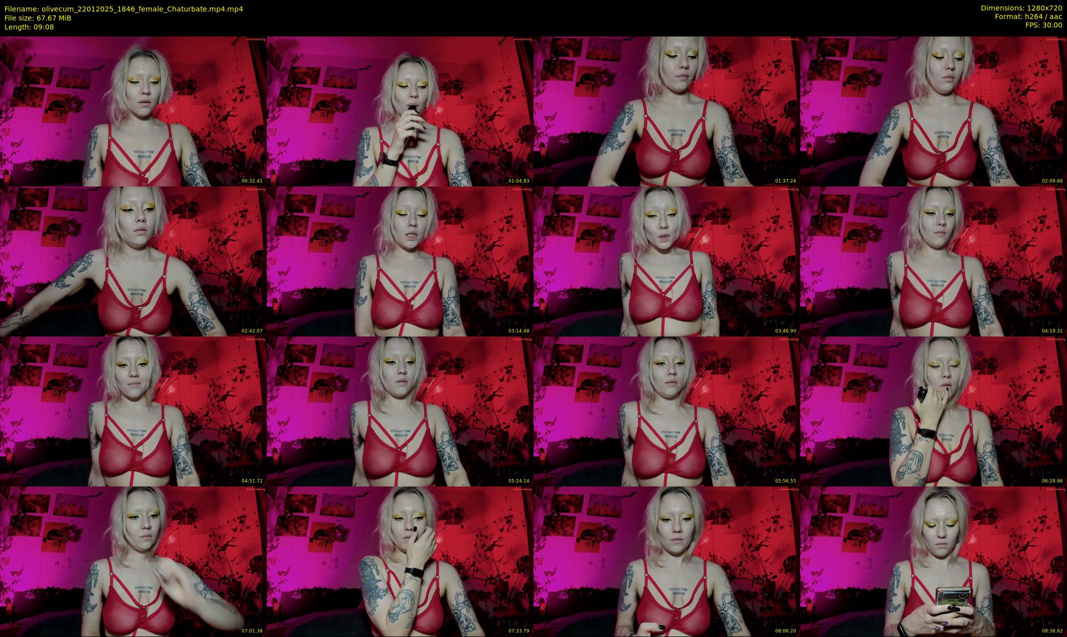 olivecum — 10 minute Chaturbate female cam show recording, 720p, Jan 22, 2025