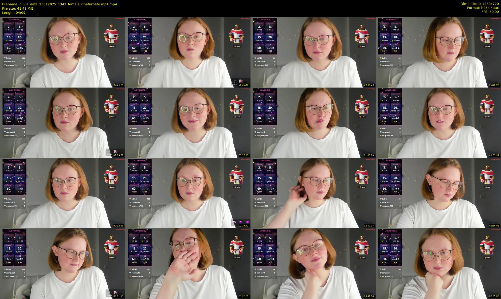 olivia_date — 5 minute Chaturbate female cam show recording, 720p, Jan 23, 2025