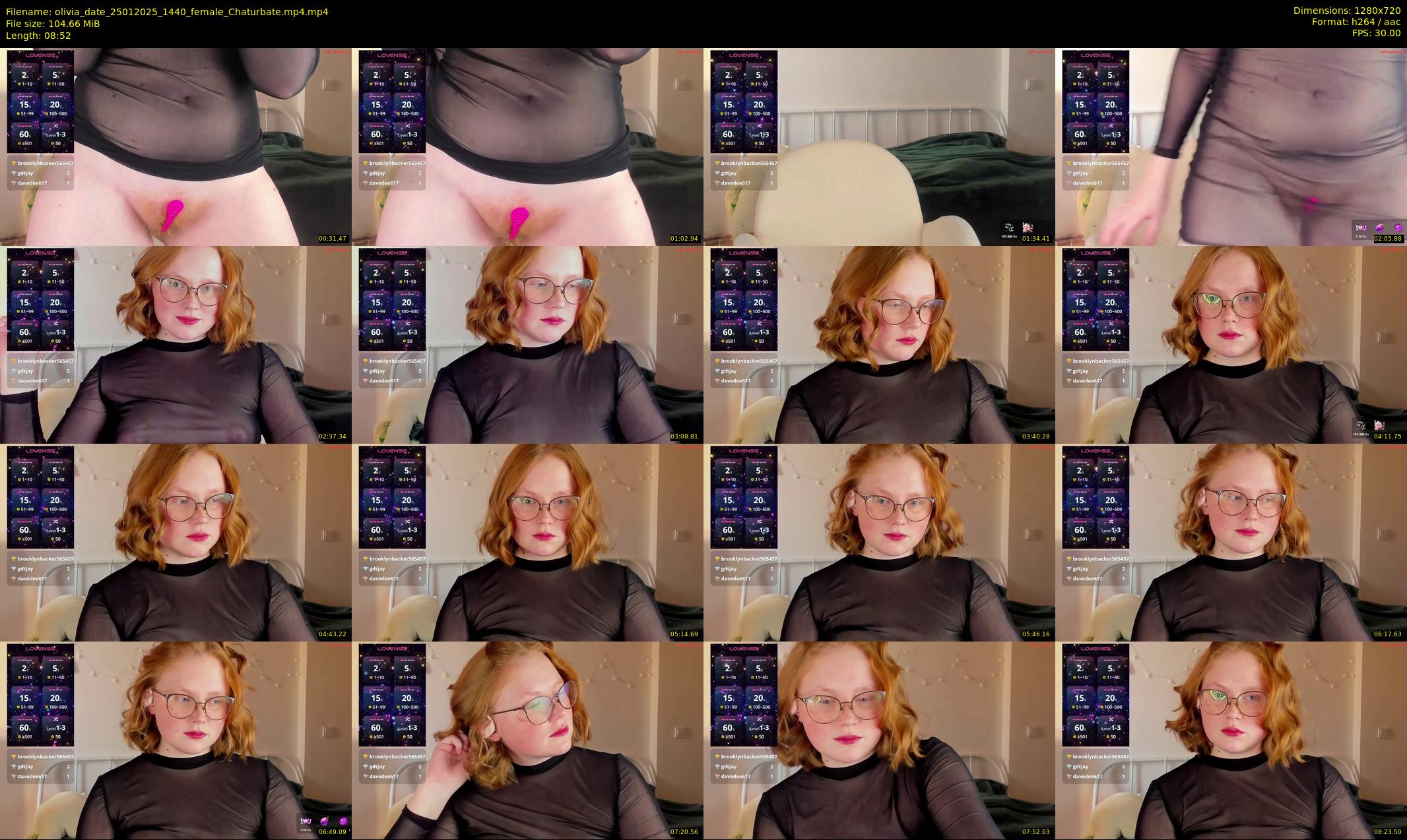 olivia_date — 9 minute Chaturbate female cam show recording, 720p, Jan 25, 2025
