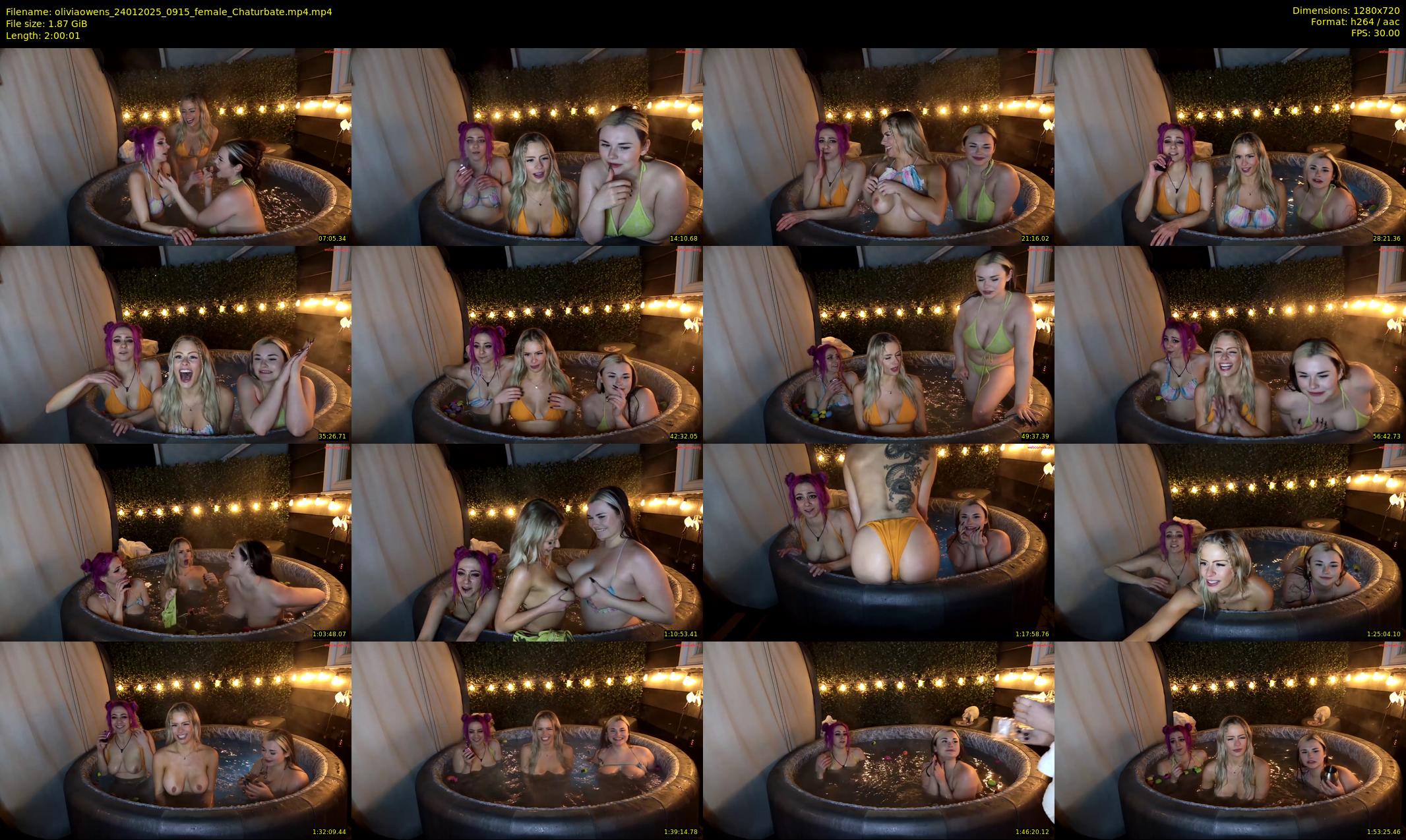 oliviaowens — 121 minute Chaturbate female cam show recording, 720p, Jan 24, 2025