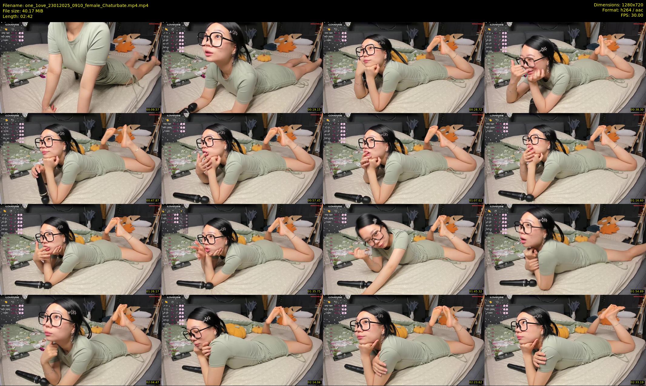 one_1ove — 3 minute Chaturbate female cam show recording, 720p, Jan 23, 2025