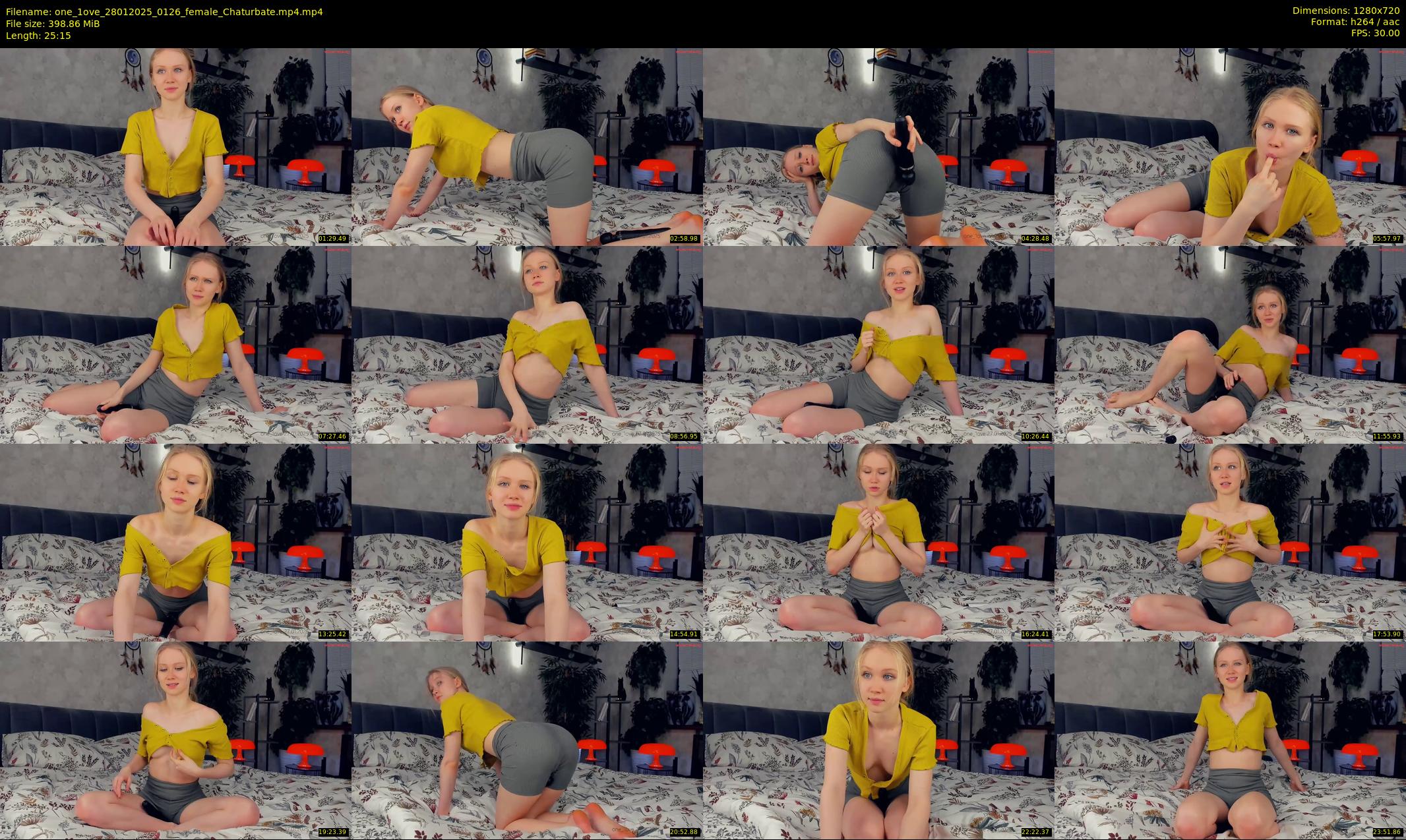 one_1ove — 26 minute Chaturbate female cam show recording, 720p, Jan 28, 2025