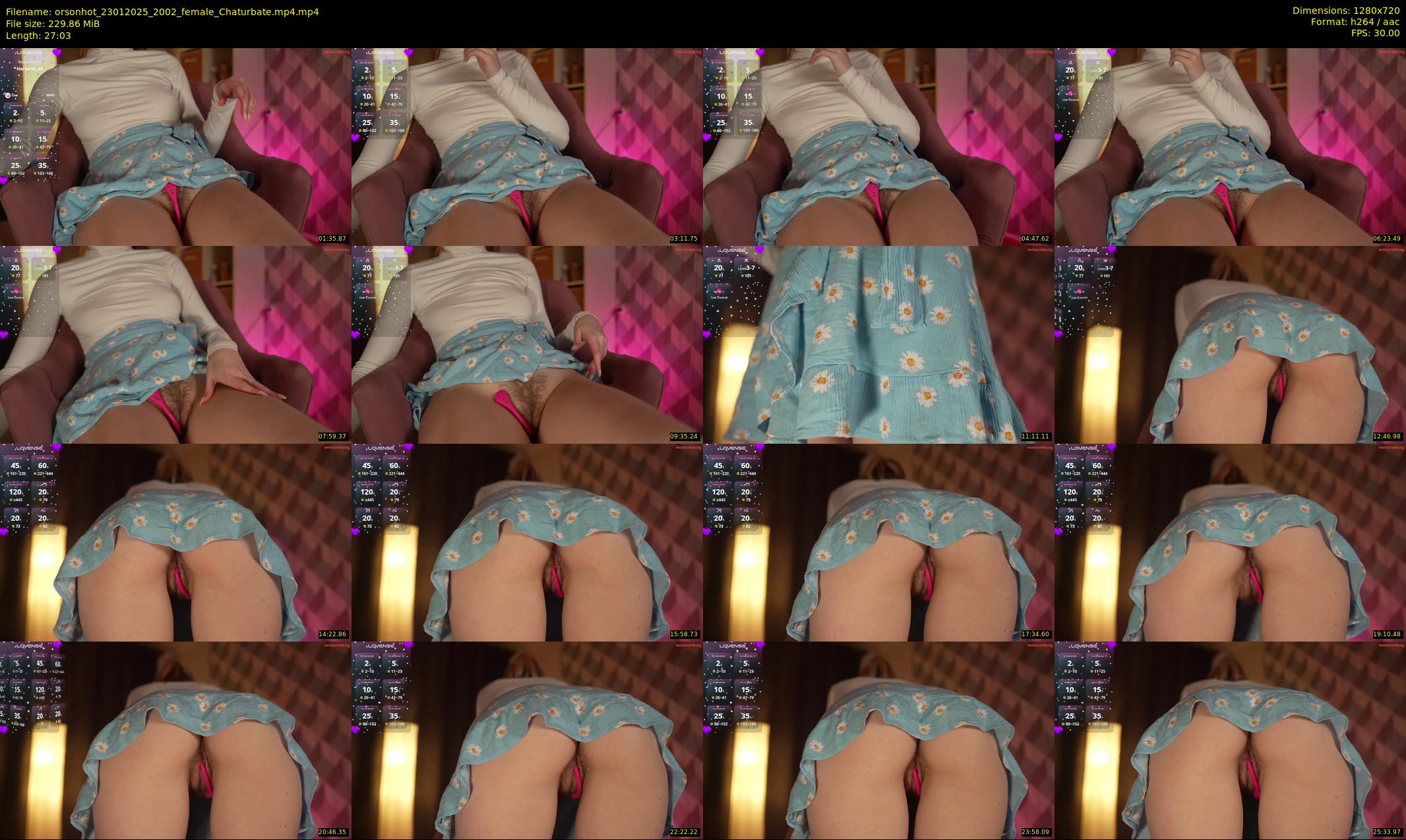 orsonhot — 28 minute Chaturbate female cam show recording, 720p, Jan 23, 2025