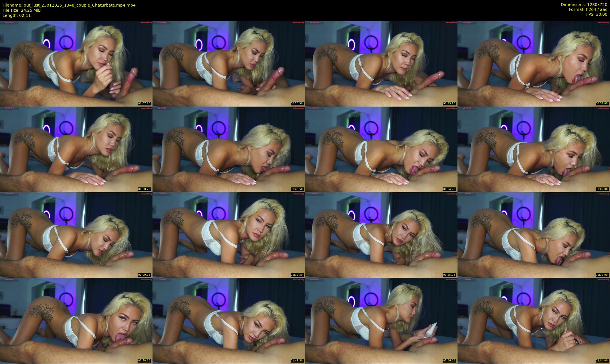 out_lust — 3 minute Chaturbate couple cam show recording, 720p, Jan 23, 2025