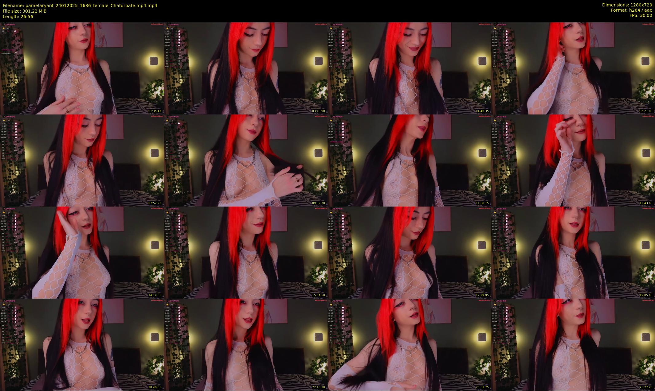 pamelaryant — 27 minute Chaturbate female cam show recording, 720p, Jan 24, 2025