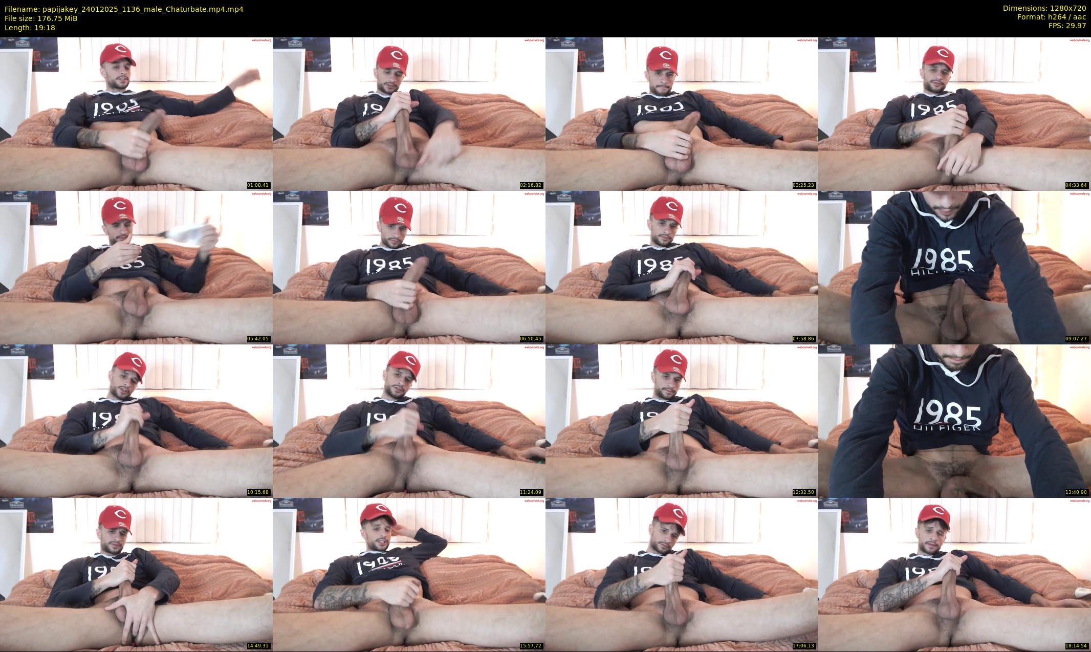 papijakey — 20 minute Chaturbate male cam show recording, 720p, Jan 24, 2025