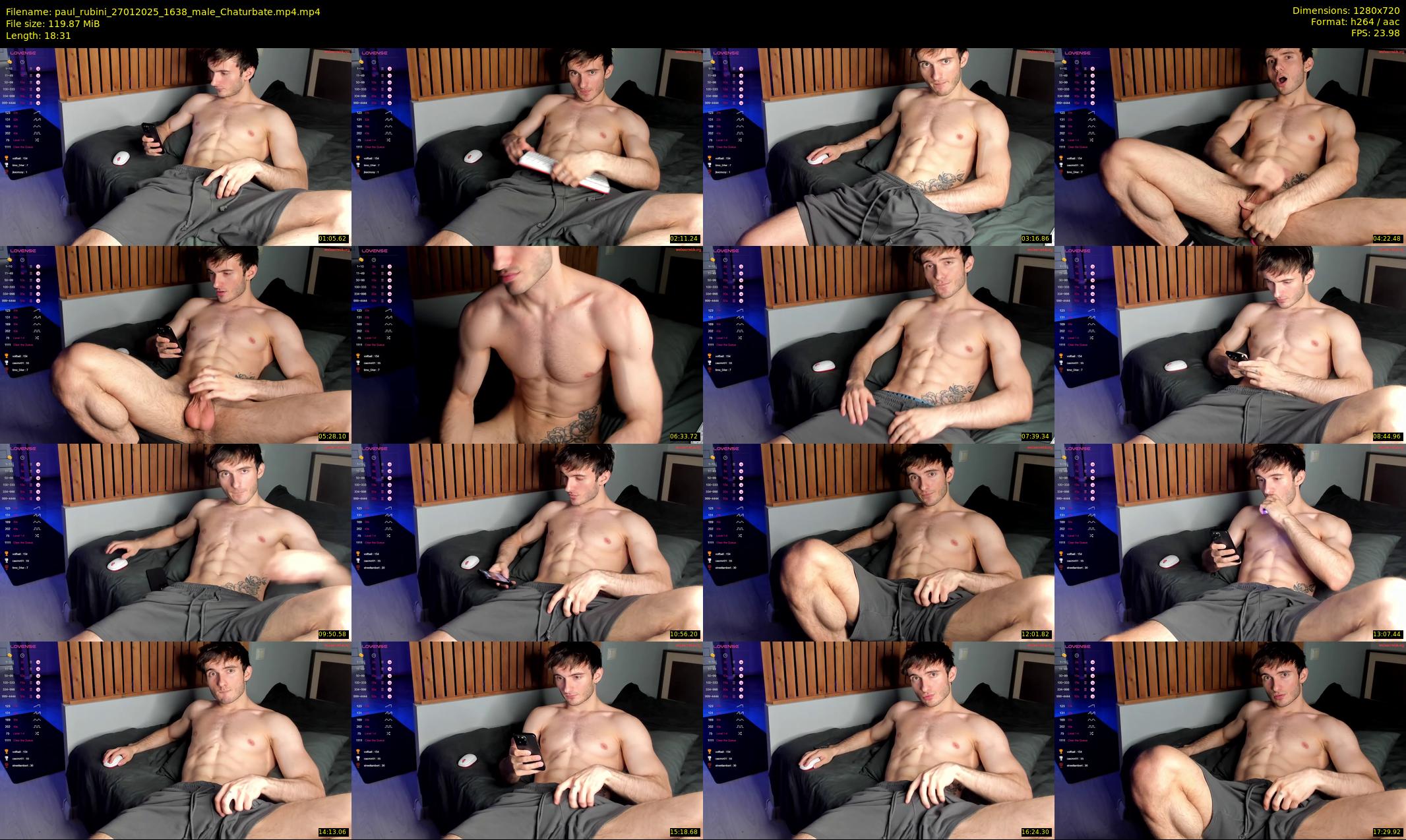 paul_rubini — 19 minute Chaturbate male cam show recording, 720p, Jan 27, 2025