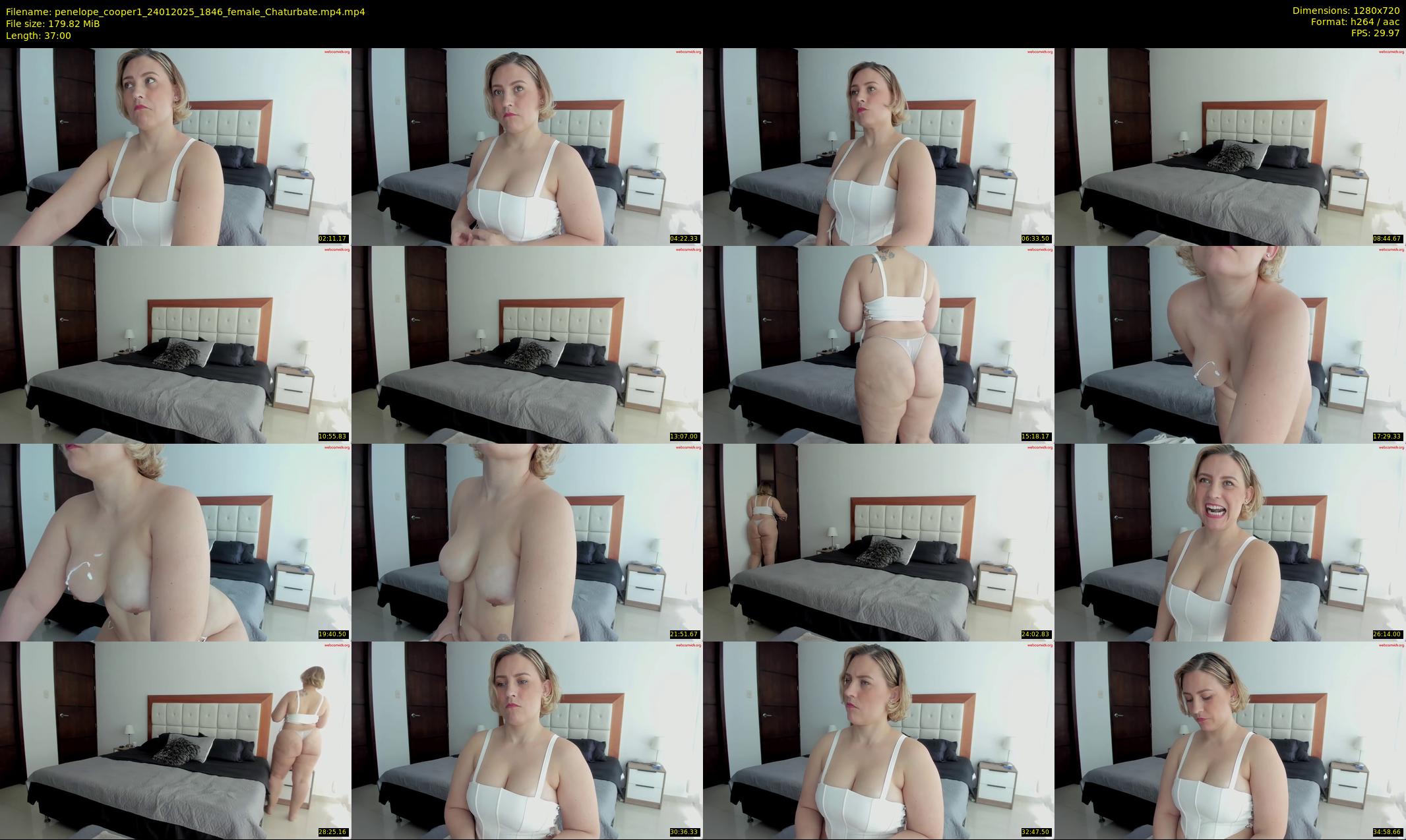 penelope_cooper1 — 37 minute Chaturbate female cam show recording, 720p, Jan 24, 2025