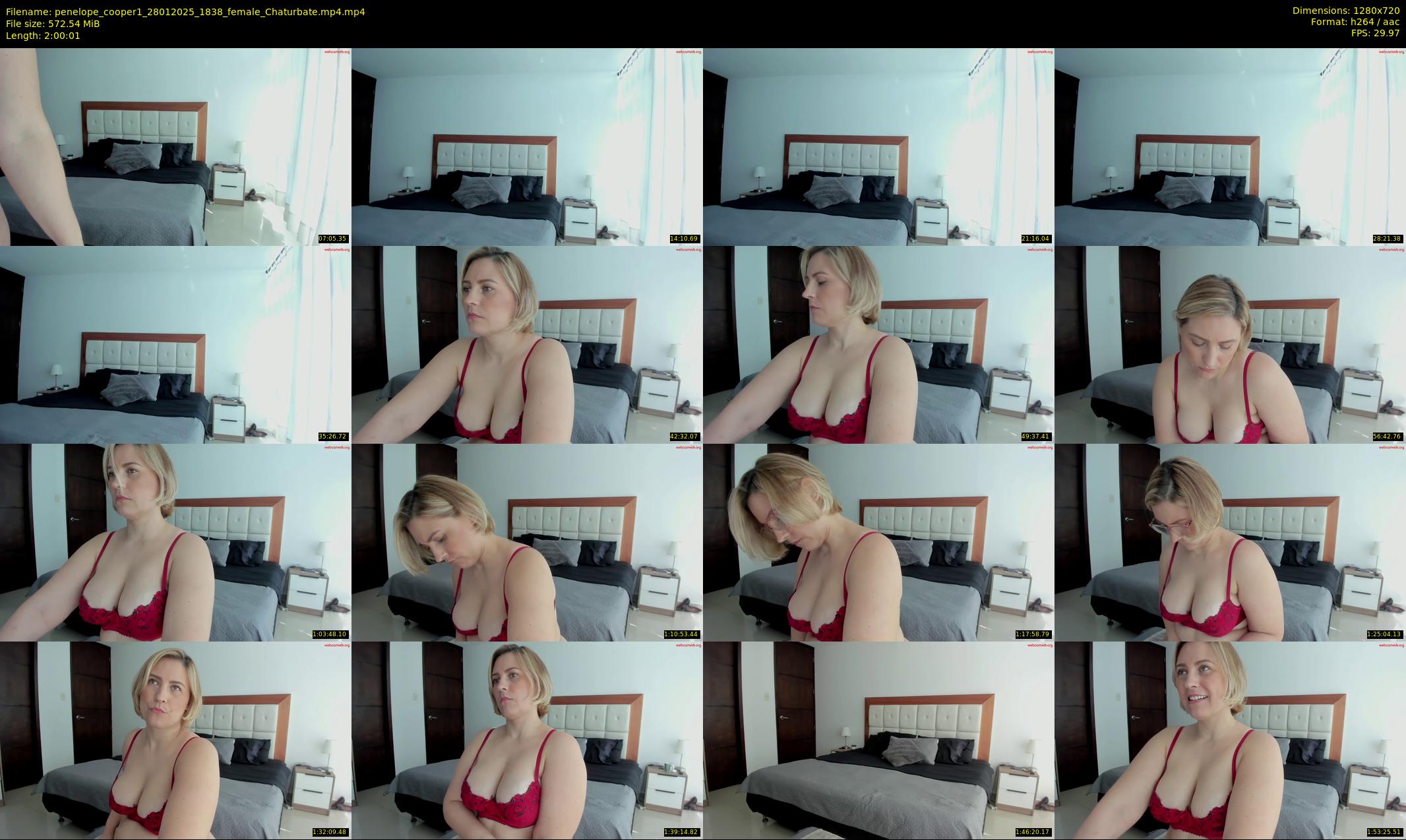 penelope_cooper1 — 121 minute Chaturbate female cam show recording, 720p, Jan 28, 2025
